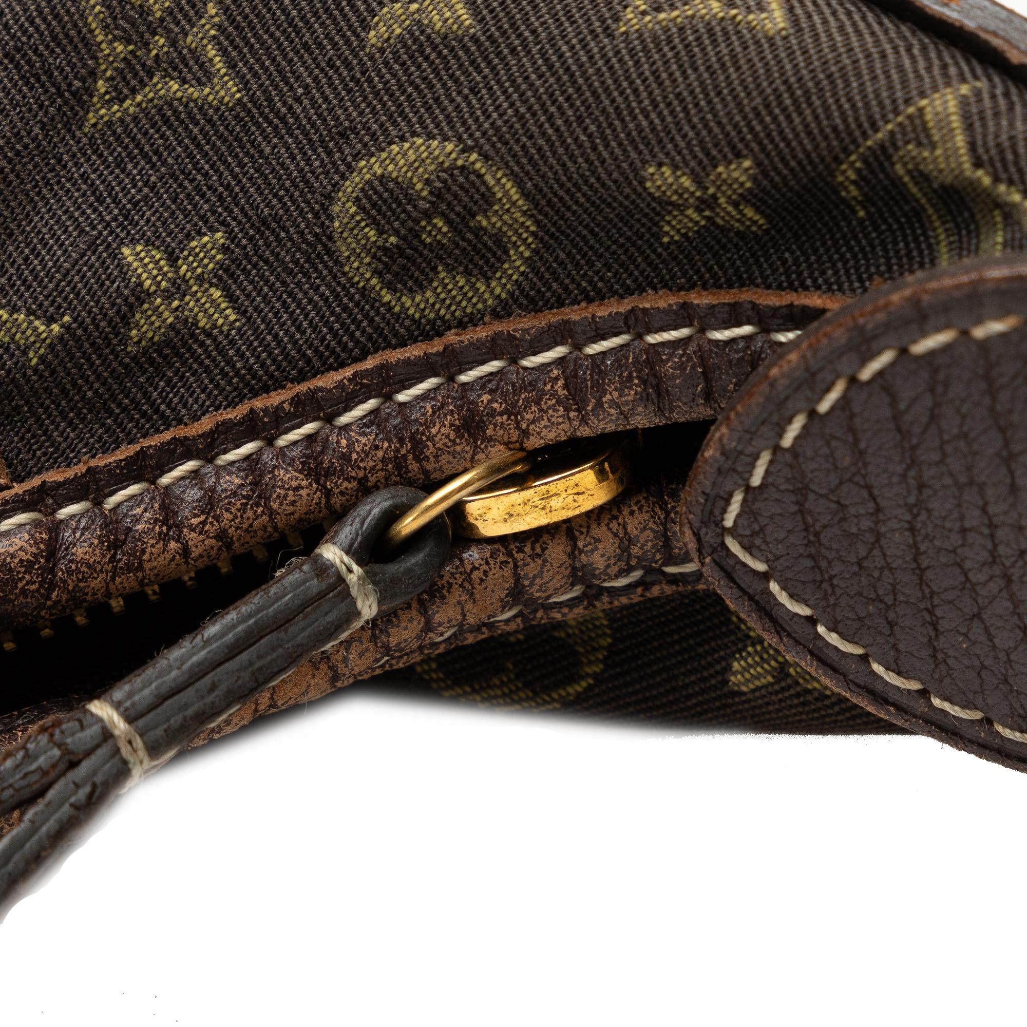 Louis Vuitton Monogram Mini Lin Manon MM (SHG-lGfbJ1)