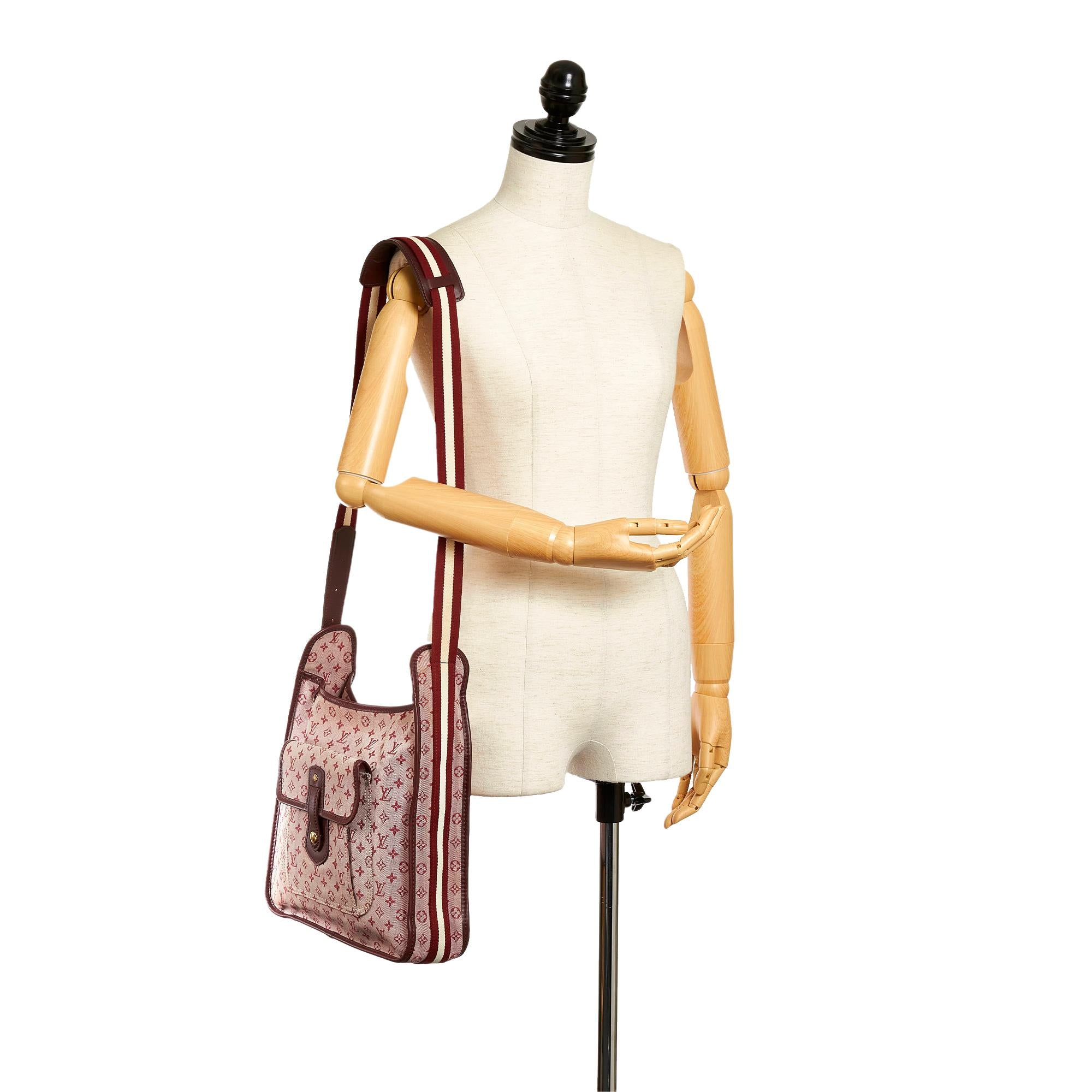 Louis Vuitton Monogram Mini Lin Mary Kate Besace (SHG-33545)