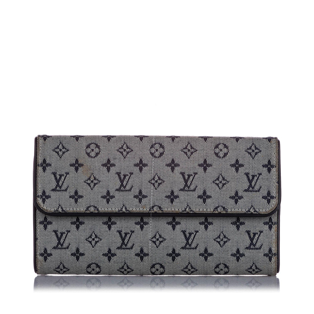 Louis Vuitton Monogram Mini Lin Porte Tresor International Wallet (SHG-D3x9pf)