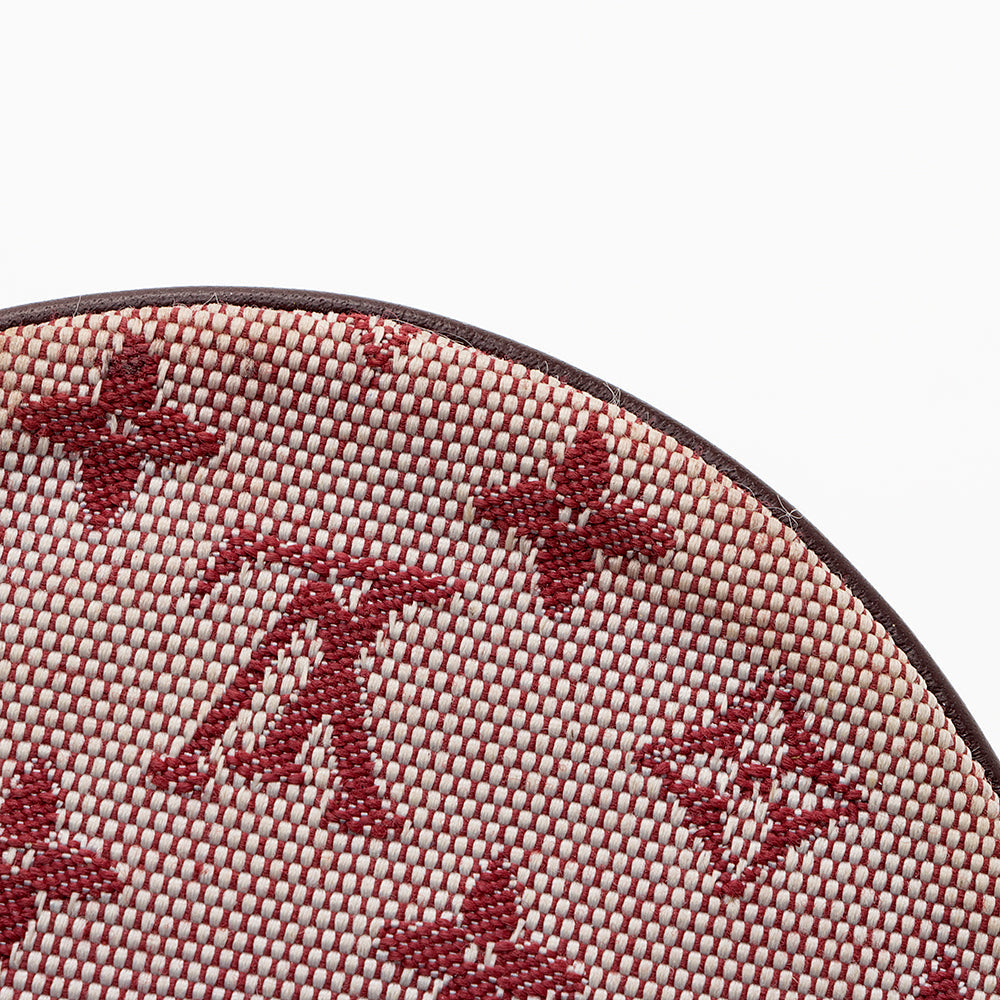Louis Vuitton Monogram Mini Lin Round Coin Pouch (SHF-18467)
