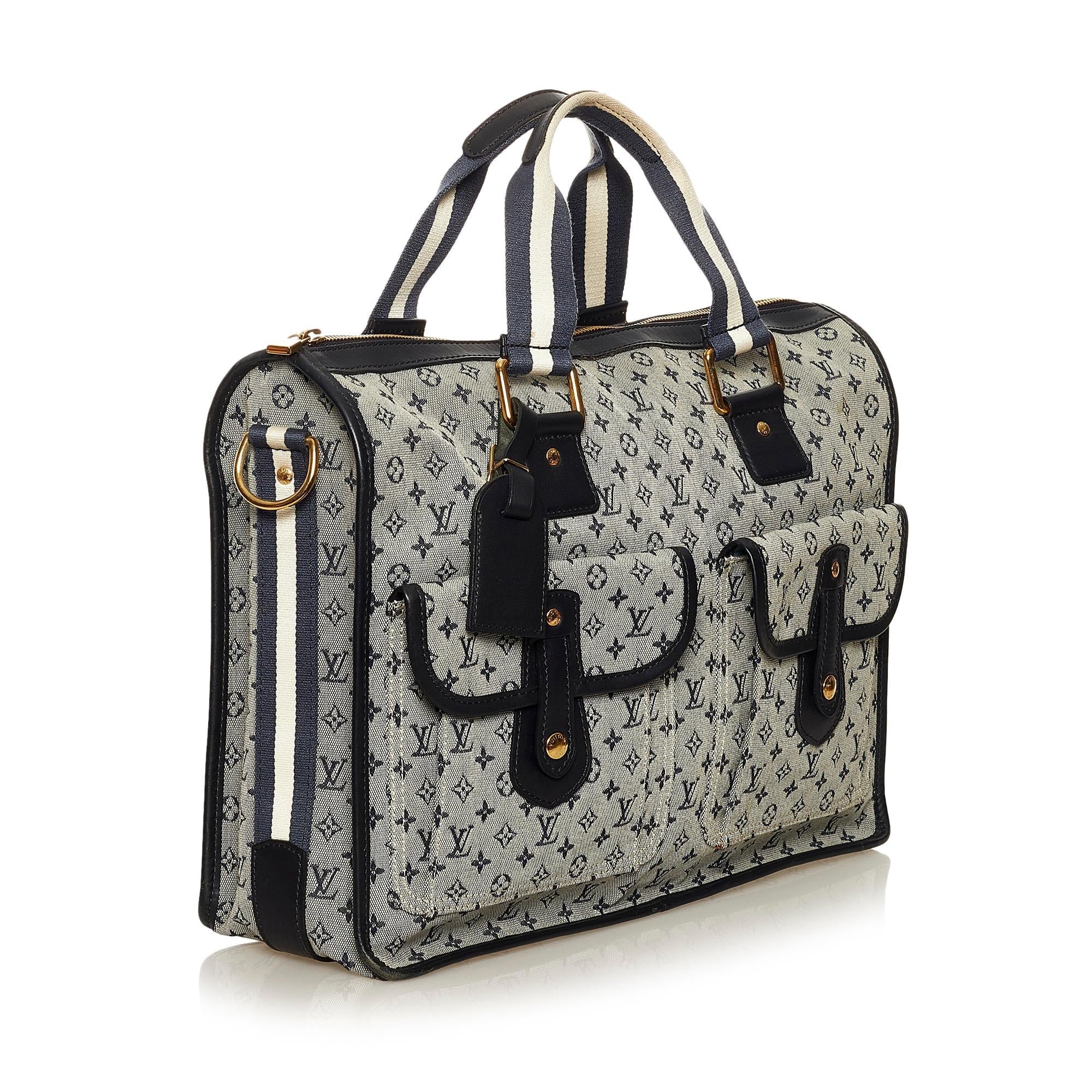 Louis Vuitton Monogram Mini Lin Sac Mary Kate 48H (SHG-34986)