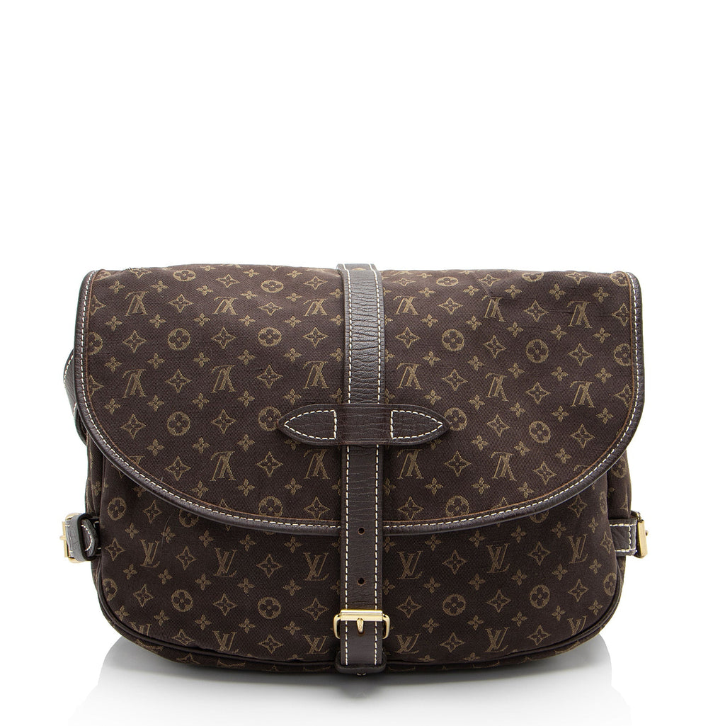 Louis Vuitton Monogram Mini Lin Saumur 30 Messenger (SHF-VmMTu9)