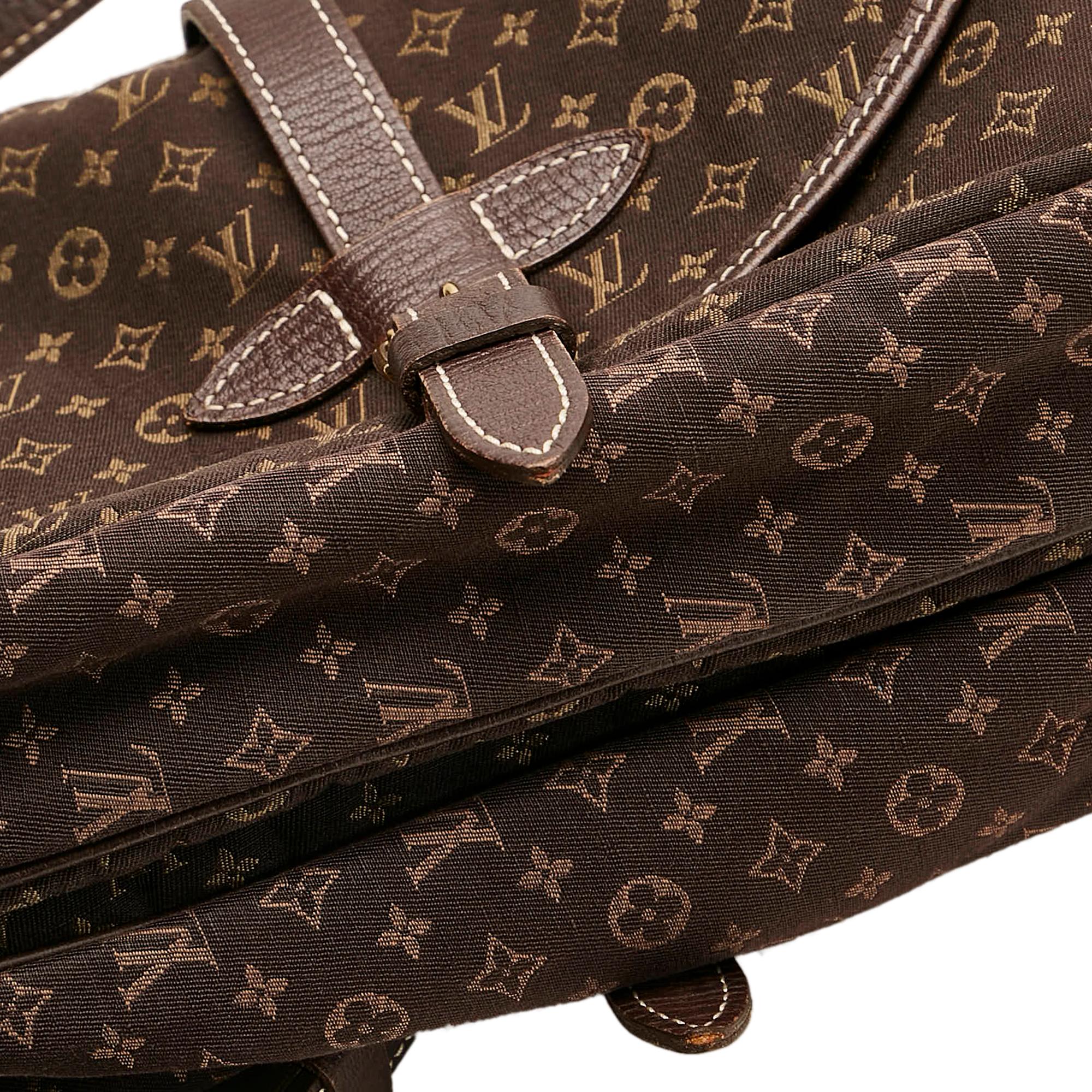 Louis Vuitton Monogram Mini Lin Saumur 30 (SHG-34256)