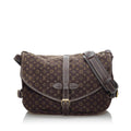 Louis Vuitton Monogram Mini Lin Saumur 30 (SHG-34256)