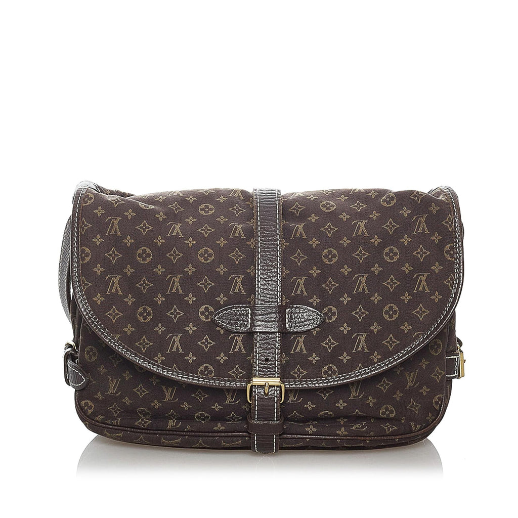 Louis Vuitton Monogram Mini Lin Saumur (SHG-30285)