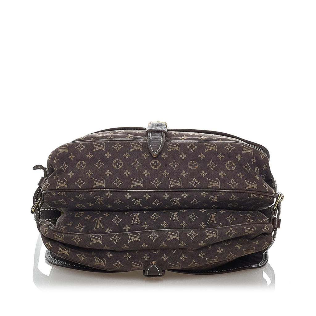 Louis Vuitton Monogram Mini Lin Saumur (SHG-30285)