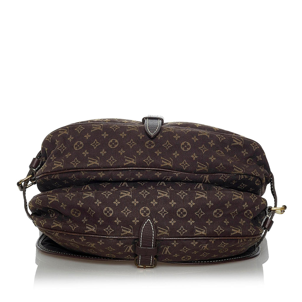 Louis Vuitton Monogram Mini Lin Saumur (SHG-33895)