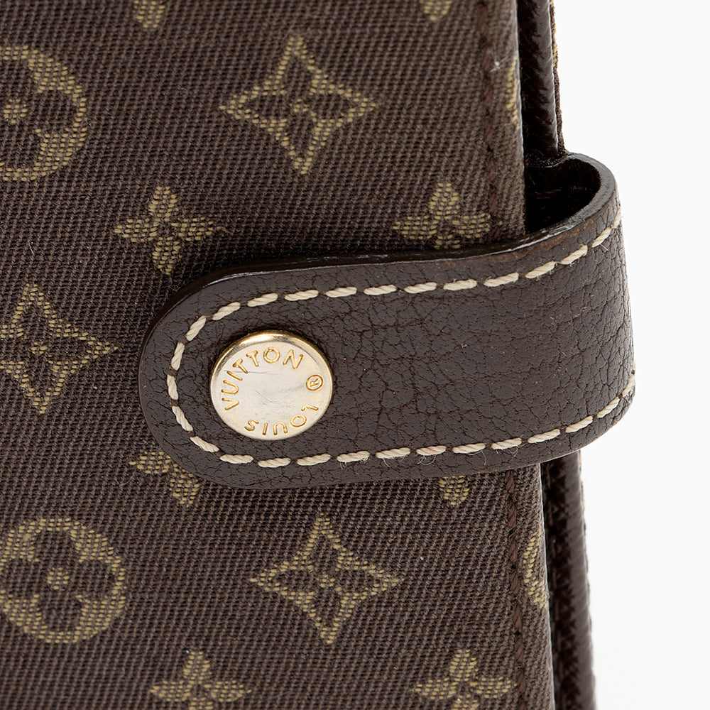 Louis Vuitton Monogram Mini Lin Small Ring Agenda Cover - FINAL SALE (SHF-20321)