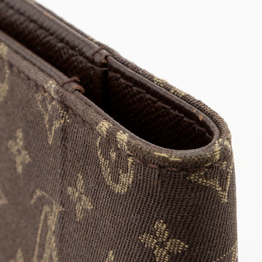 Louis Vuitton Monogram Mini Lin Small Ring Agenda Cover - FINAL SALE (SHF-20321)