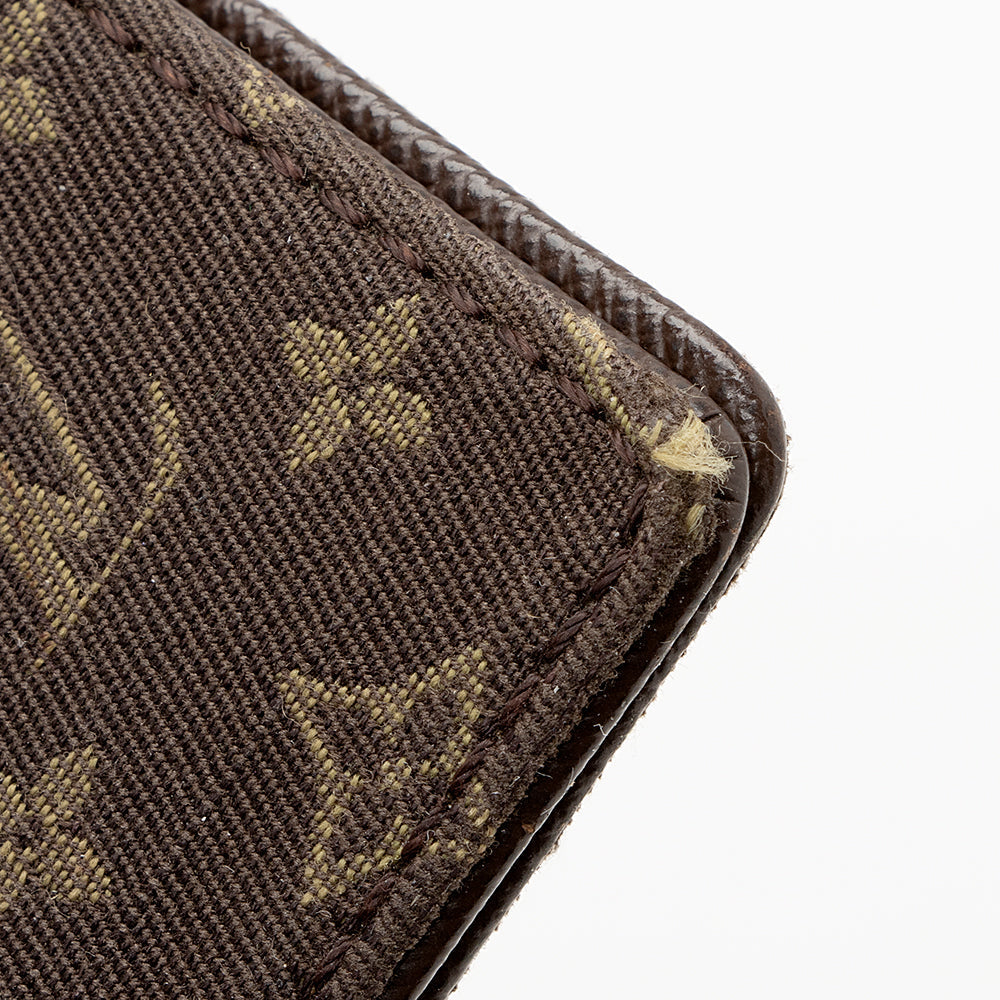 Louis Vuitton Monogram Mini Lin Small Ring Agenda Cover - FINAL SALE (SHF-20321)