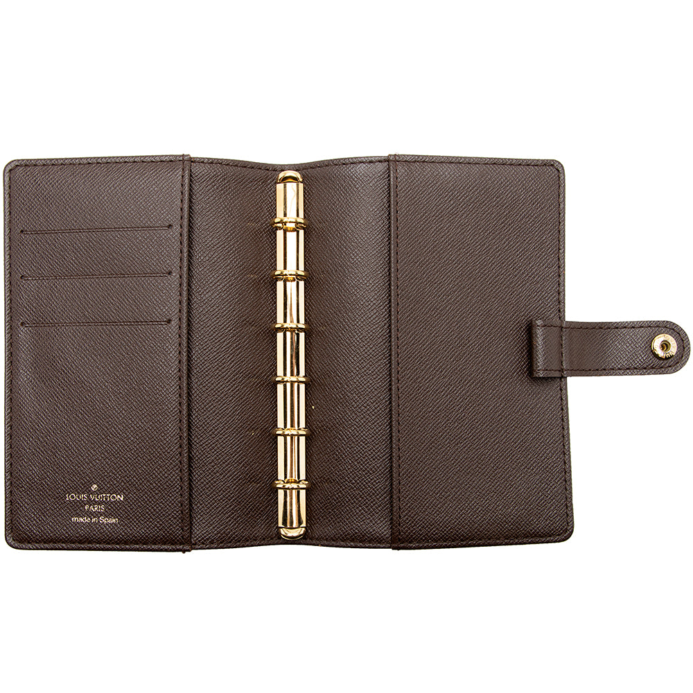 Louis Vuitton Monogram Mini Lin Small Ring Agenda Cover - FINAL SALE (SHF-20321)
