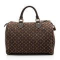 Louis Vuitton Monogram Mini Lin Speedy 30 Satchel (SHF-zliRMx)