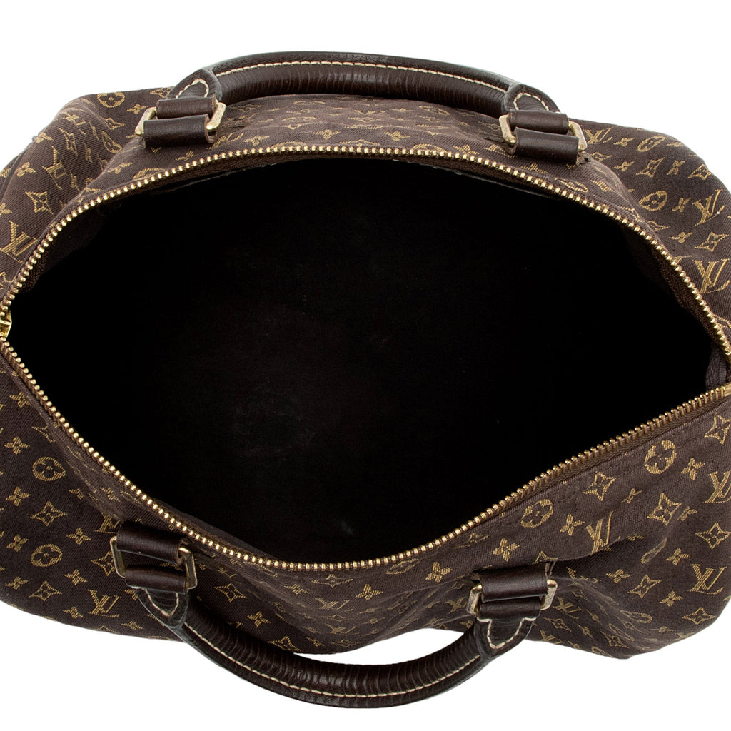 Louis Vuitton Monogram Mini Lin Speedy 30 Satchel (SHF-zliRMx)