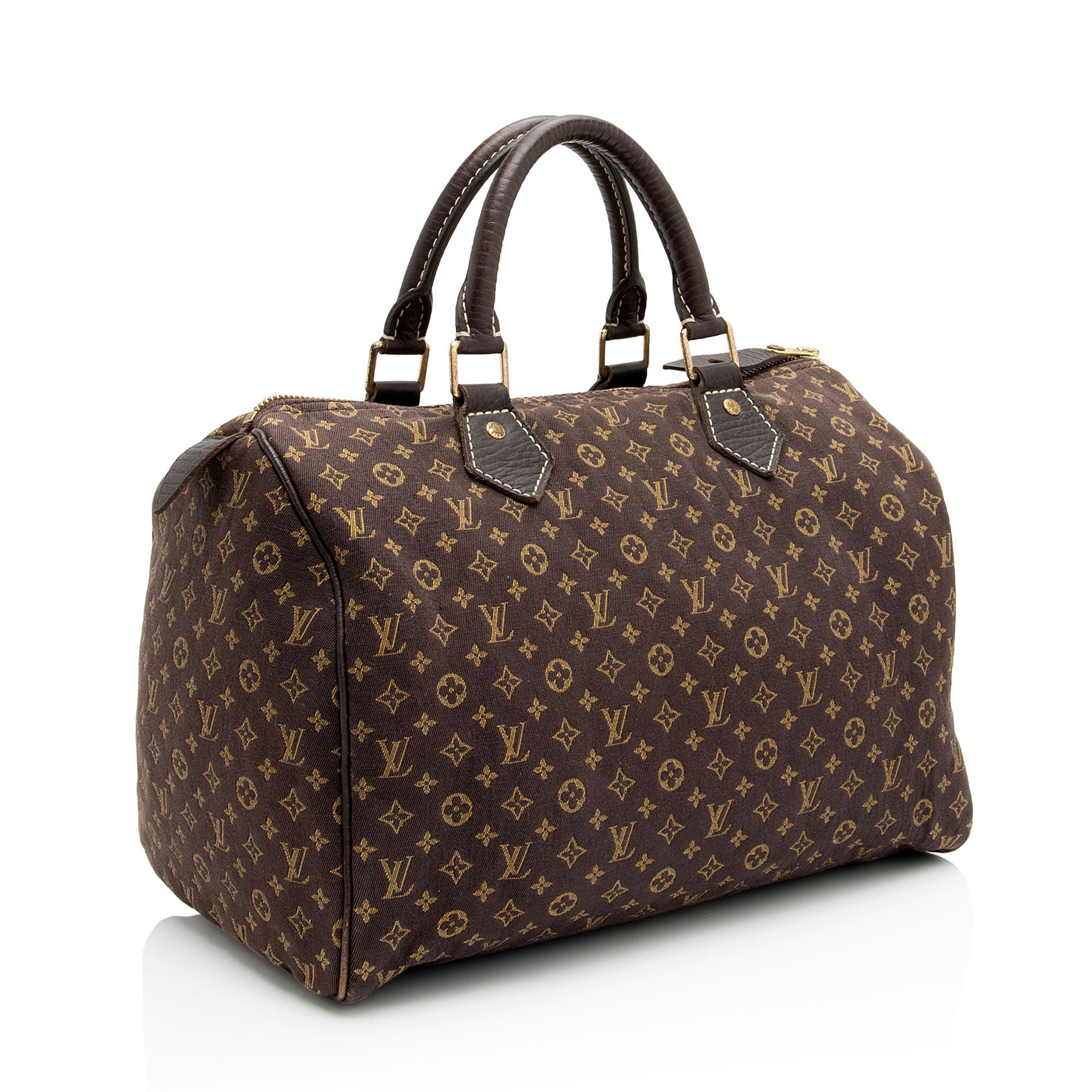 Louis Vuitton Monogram Mini Lin Speedy 30 Satchel (SHF-zliRMx)