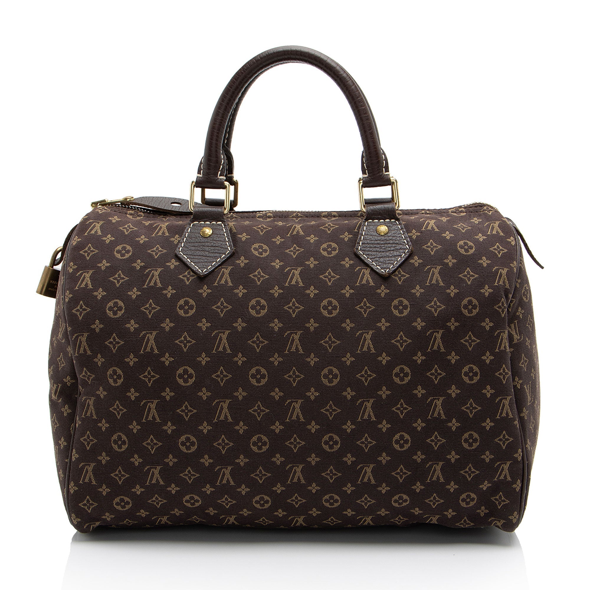 Louis Vuitton Monogram Mini Lin Speedy 30 Satchel (SHF-5zw6BJ)