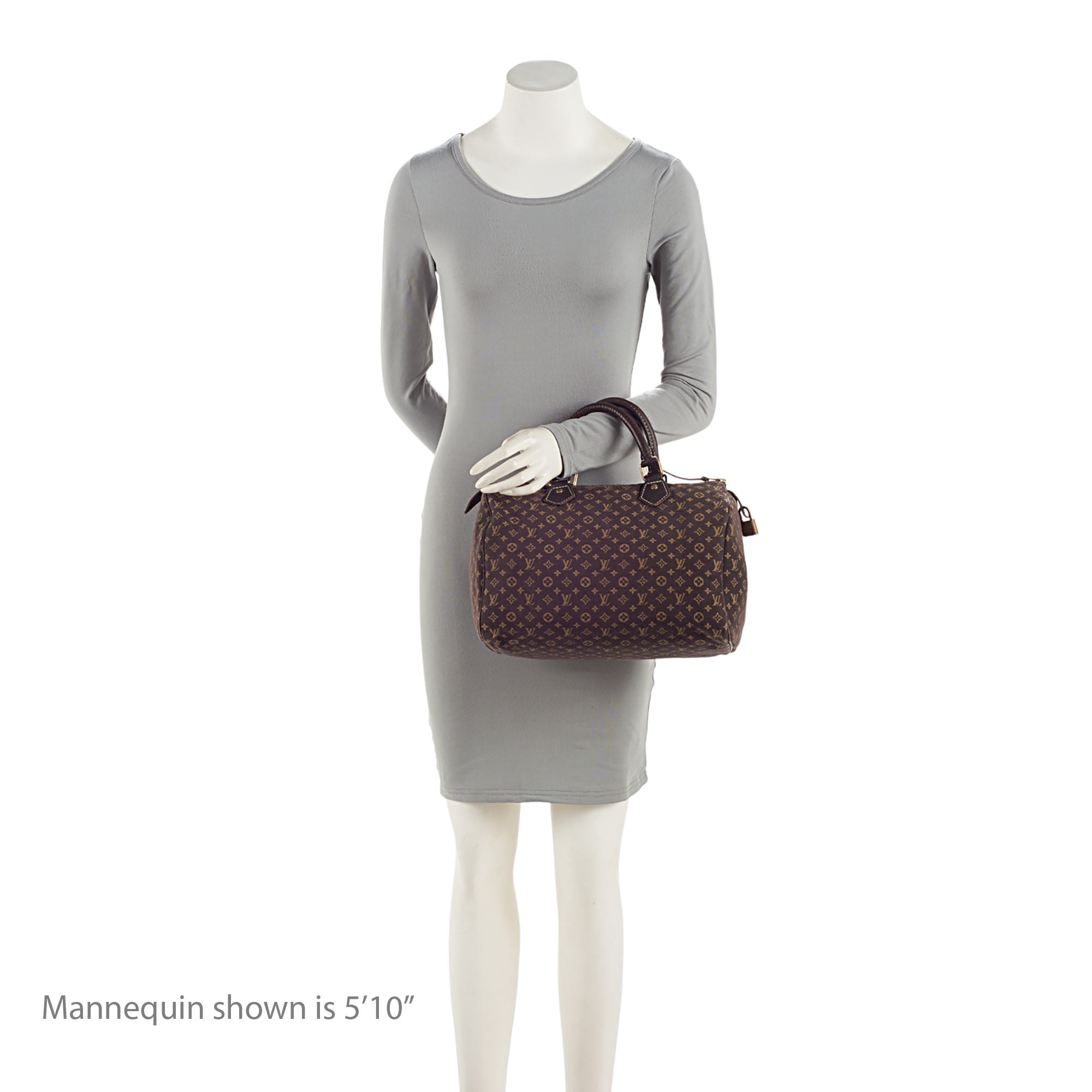 Louis Vuitton Monogram Mini Lin Speedy 30 Satchel (SHF-5zw6BJ)