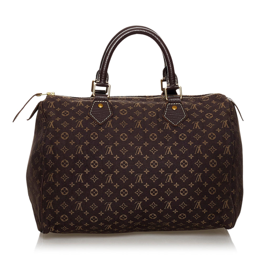 Louis Vuitton Monogram Mini Lin Speedy 30 (SHG-30780)