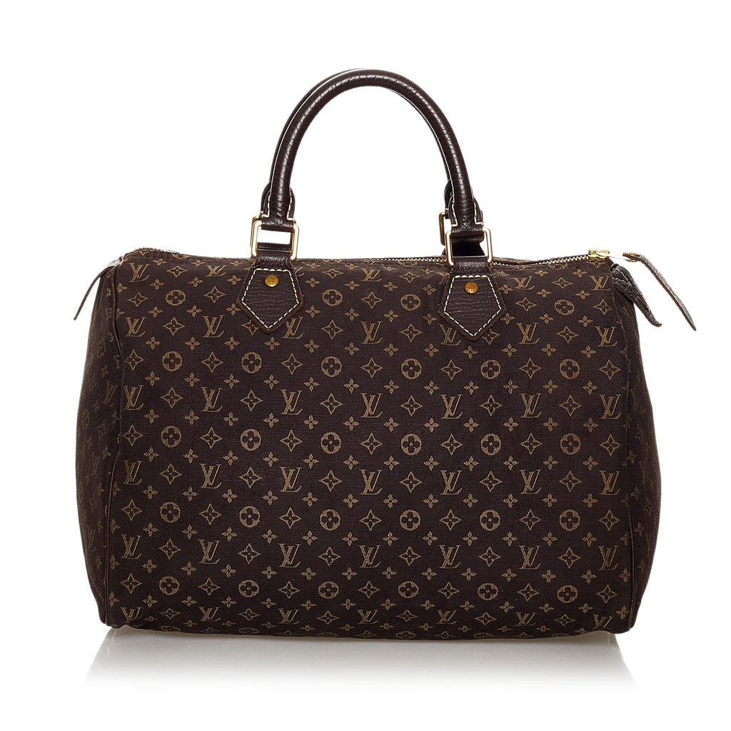 Louis Vuitton Monogram Mini Lin Speedy 30 (SHG-30780)