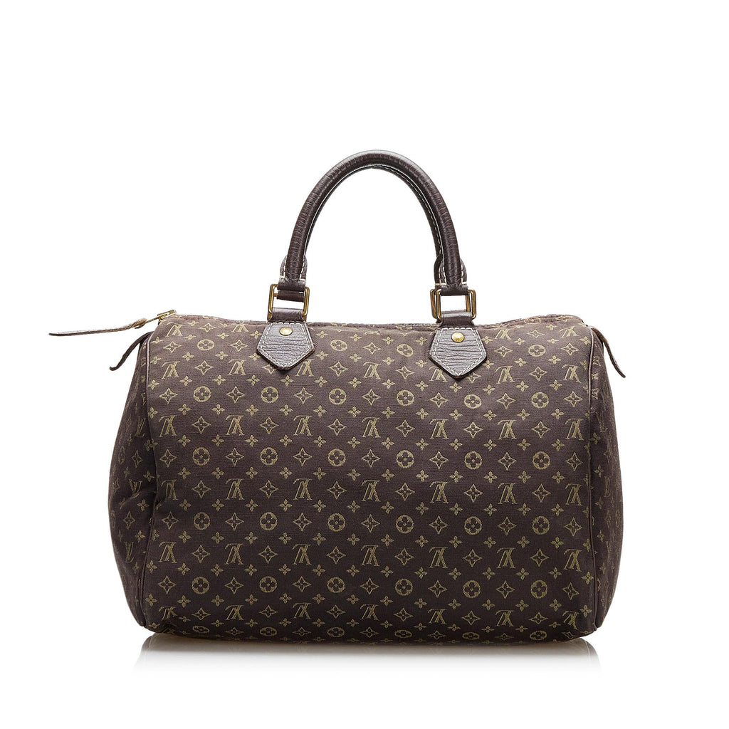 Louis Vuitton Monogram Mini Lin Speedy 30 (SHG-CDWbuK)