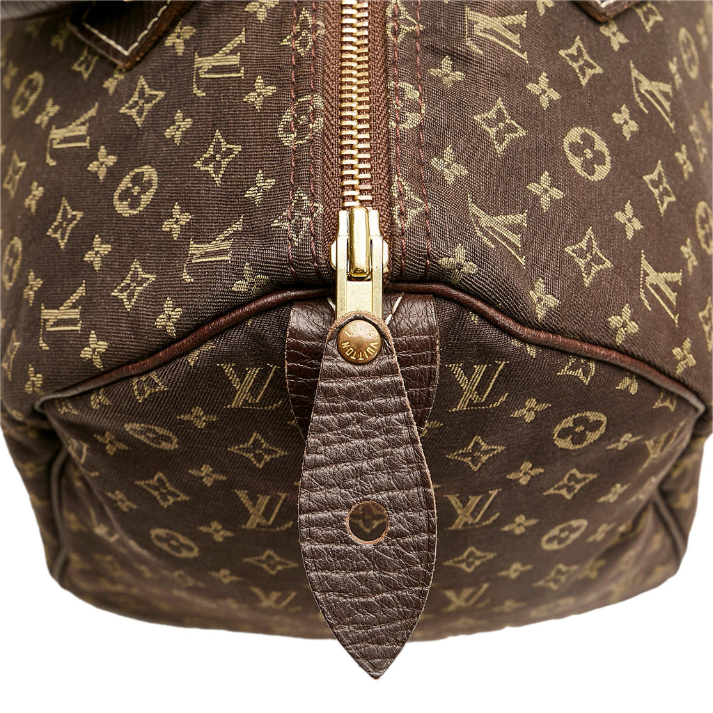 Louis Vuitton Monogram Mini Lin Speedy 30 (SHG-CDWbuK)