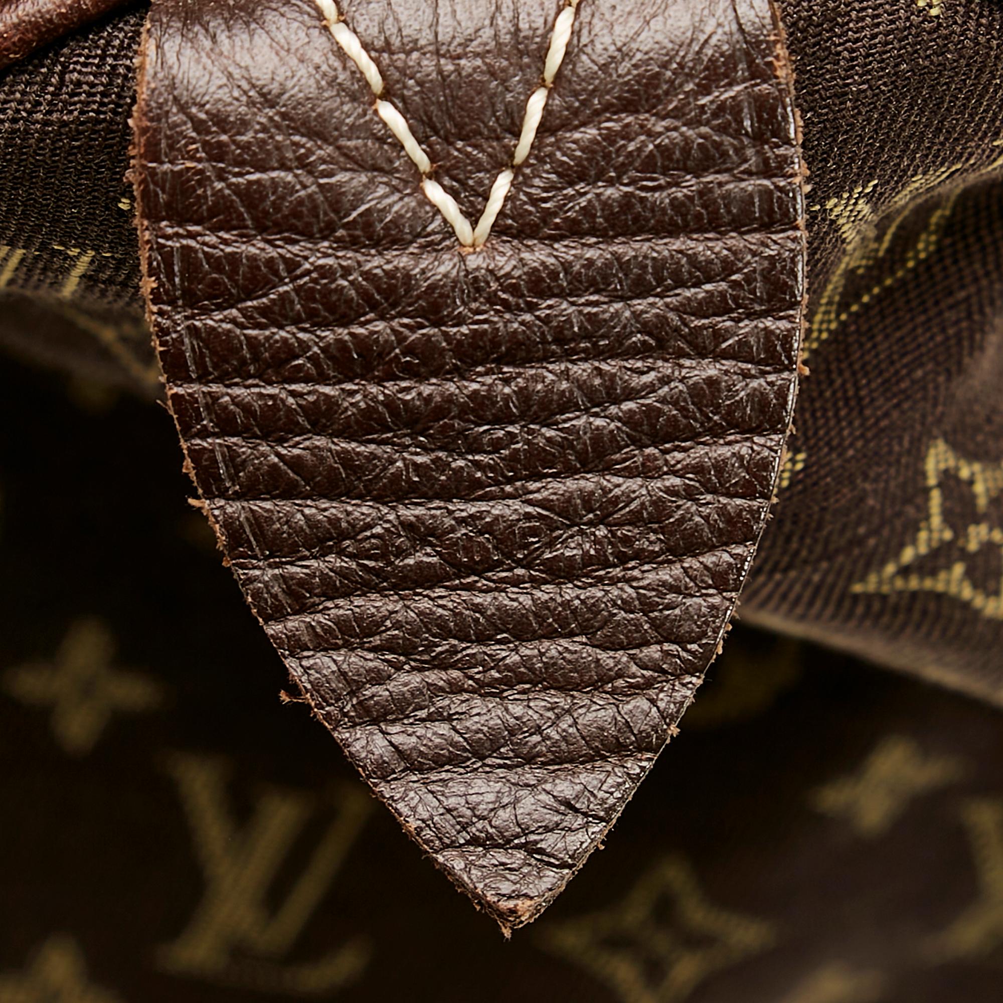 Louis Vuitton Monogram Mini Lin Speedy 30 (SHG-CDWbuK)