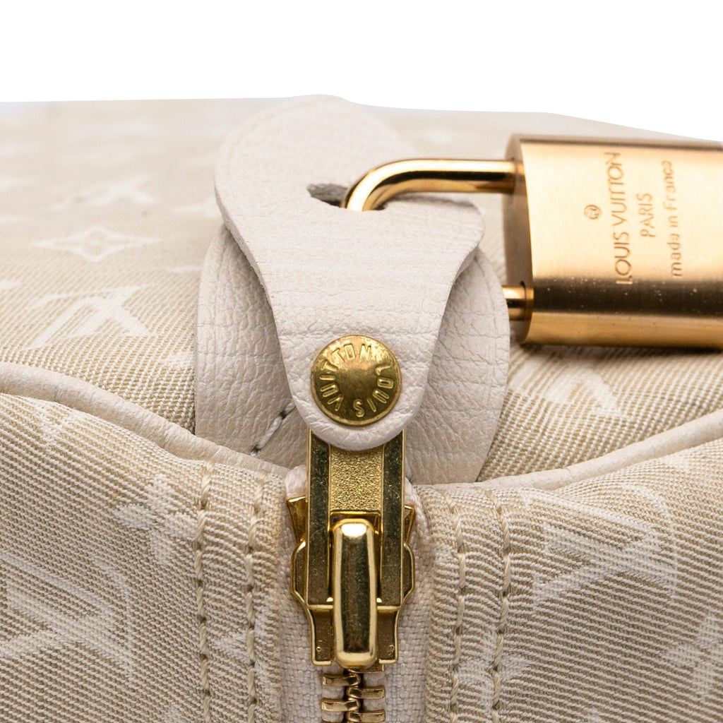 Louis Vuitton Monogram Mini Lin Speedy 30 (SHG-ixKbDp)