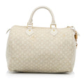 Louis Vuitton Monogram Mini Lin Speedy 30 (SHG-ixKbDp)
