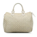 Louis Vuitton Monogram Mini Lin Speedy 30 (SHG-VEqoLJ)