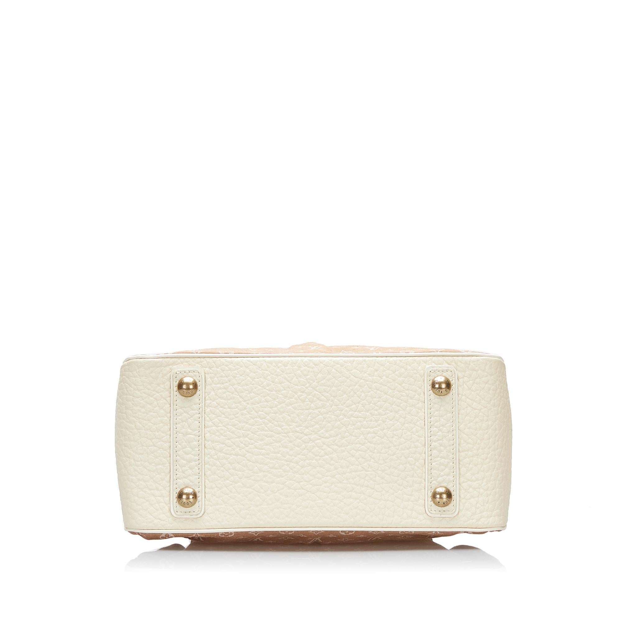 Louis Vuitton Monogram Mini Lin Trapeze PM (SHG-CfgaZX)