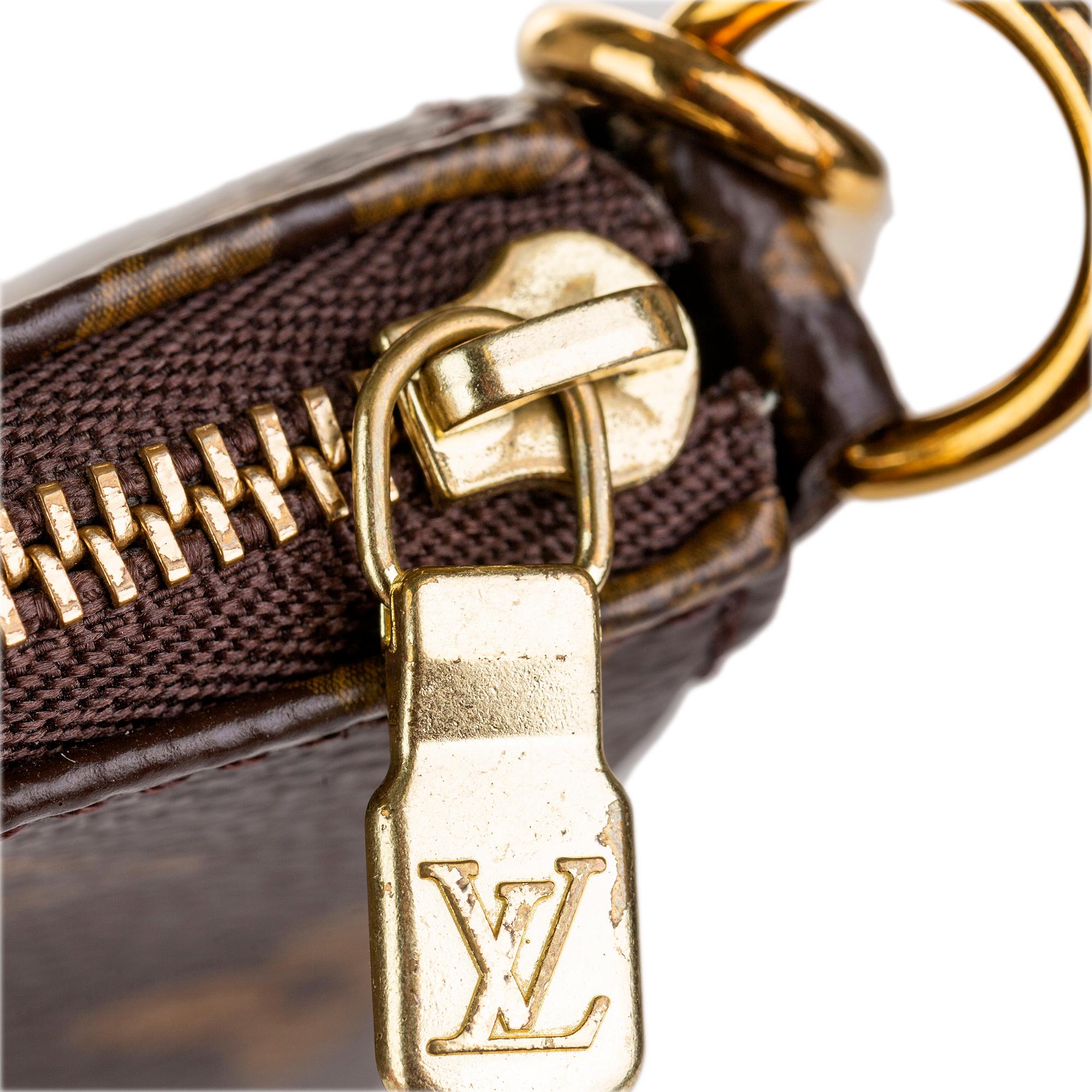 Louis Vuitton Monogram Mini Pochette Accessoires (SHG-36537)