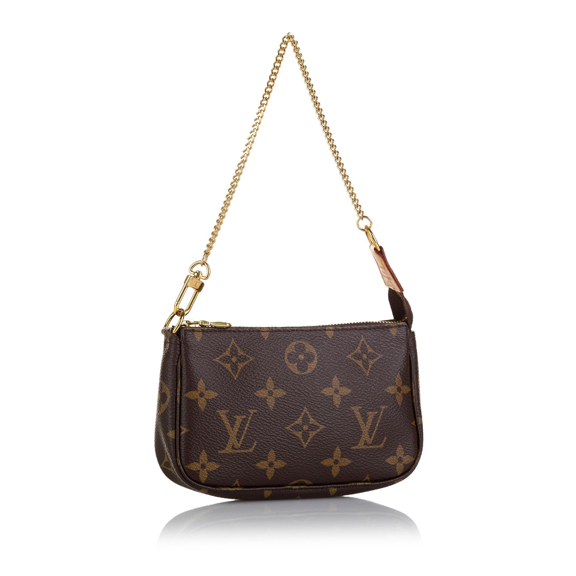 Louis Vuitton Monogram Mini Pochette Accessoires (SHG-36537)