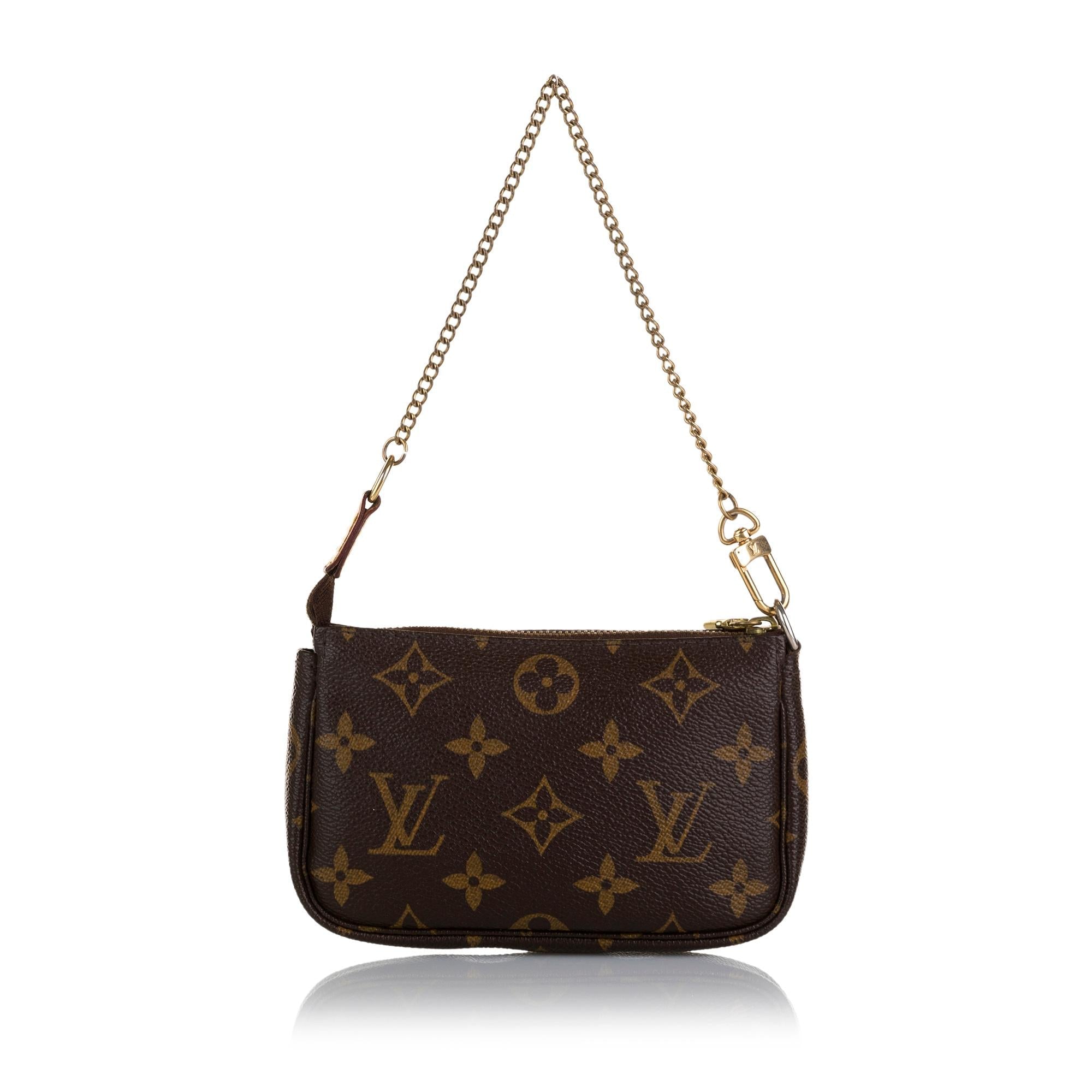 Louis Vuitton Monogram Mini Pochette Accessoires (SHG-36539)
