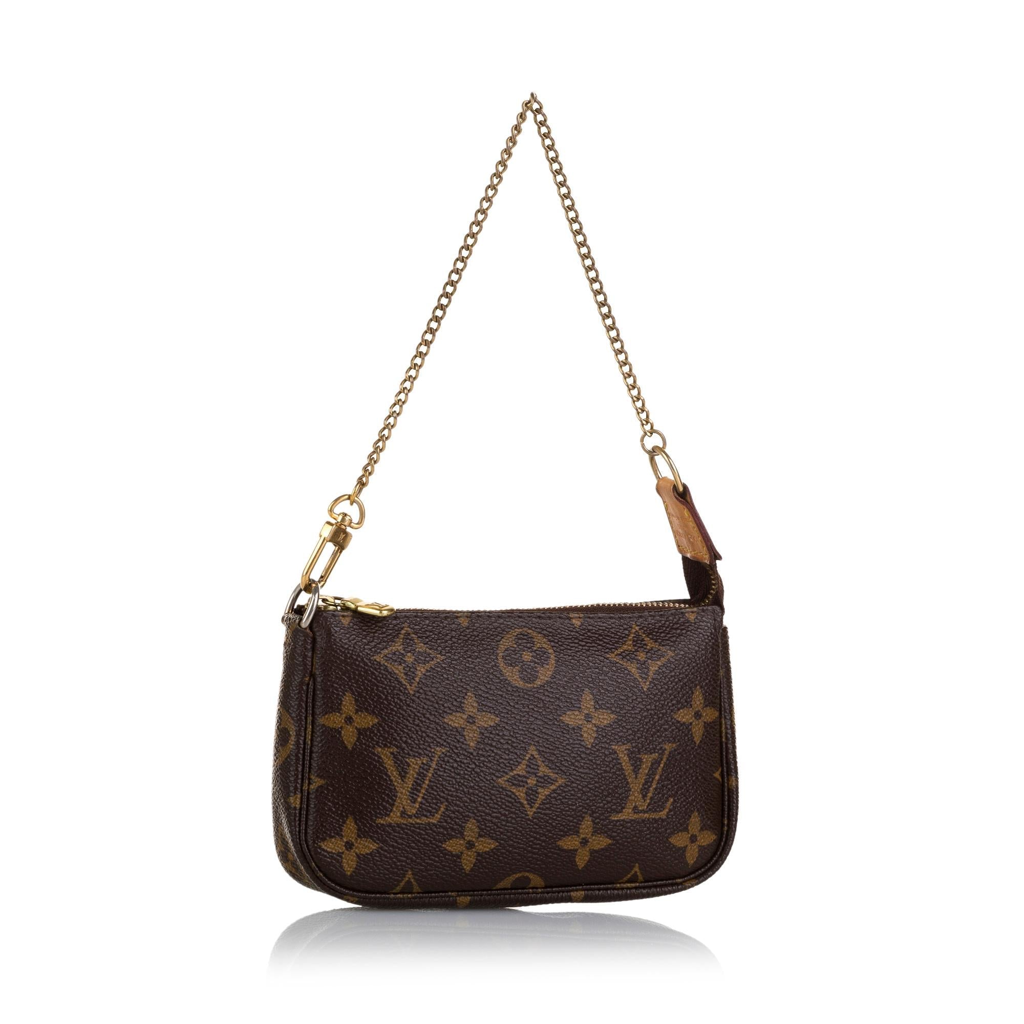 Louis Vuitton Monogram Mini Pochette Accessoires (SHG-36539)