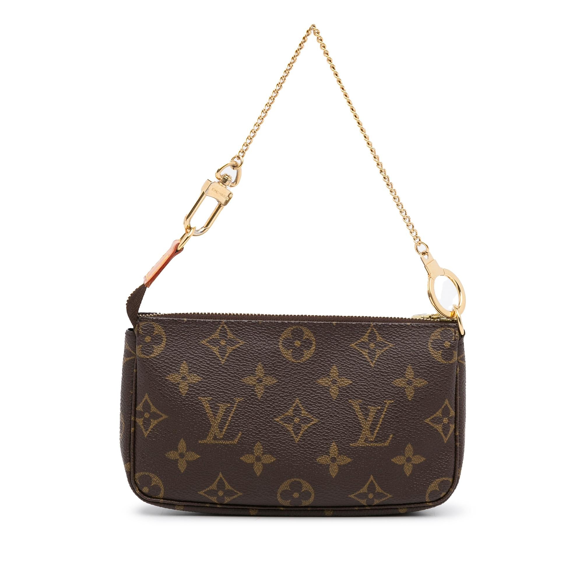 Louis Vuitton Monogram Mini Pochette Accessoires (SHG-BaioNP)