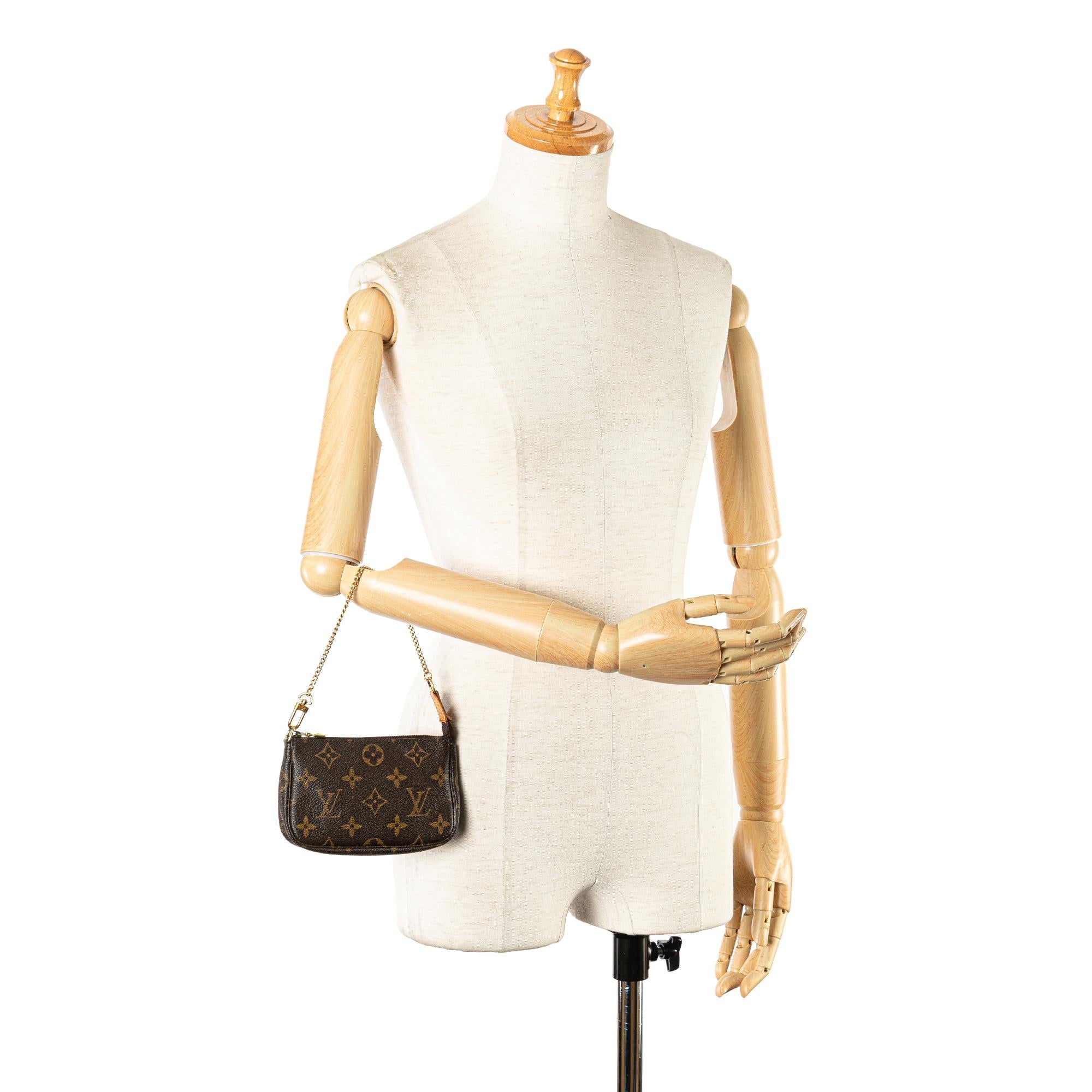 Louis Vuitton Monogram Mini Pochette Accessoires (SHG-dPugrV)