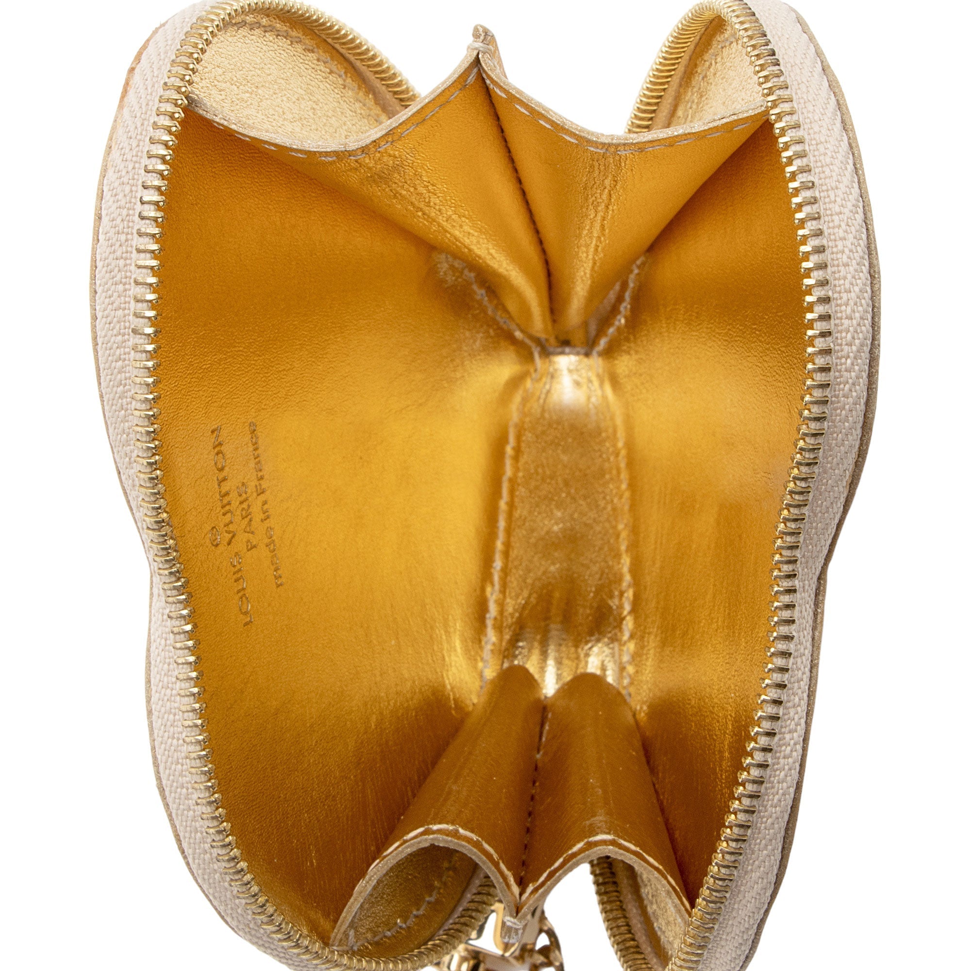 Louis Vuitton Monogram Miroir Heart Coin Purse (SHF-mfYqOn)