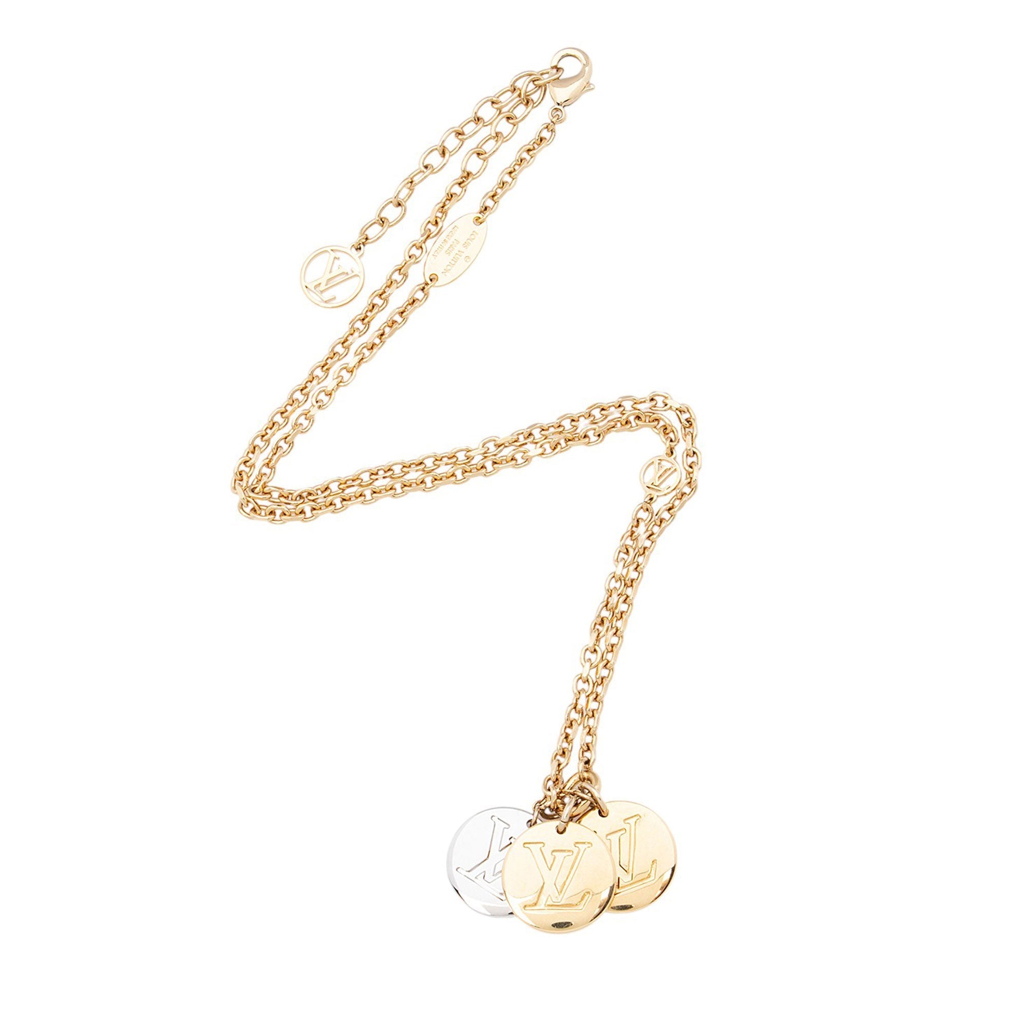 Louis Vuitton Monogram Miss LV Charm Necklace