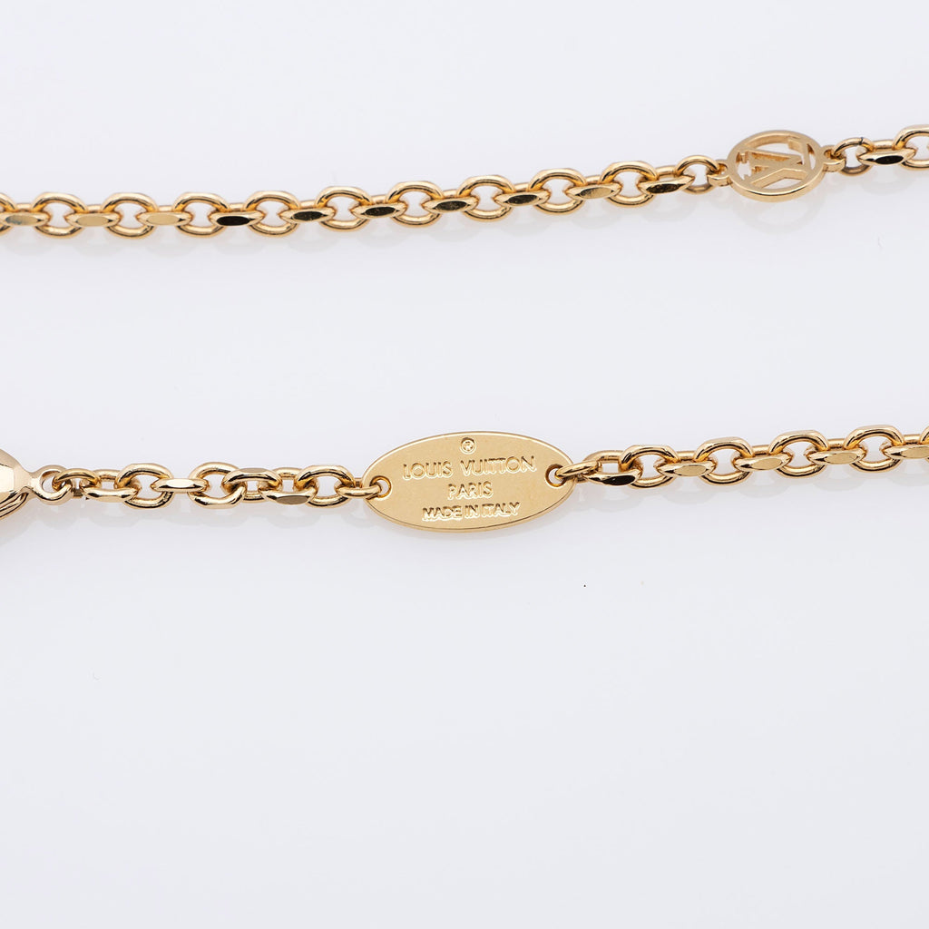 Louis Vuitton Monogram Miss LV Charm Necklace