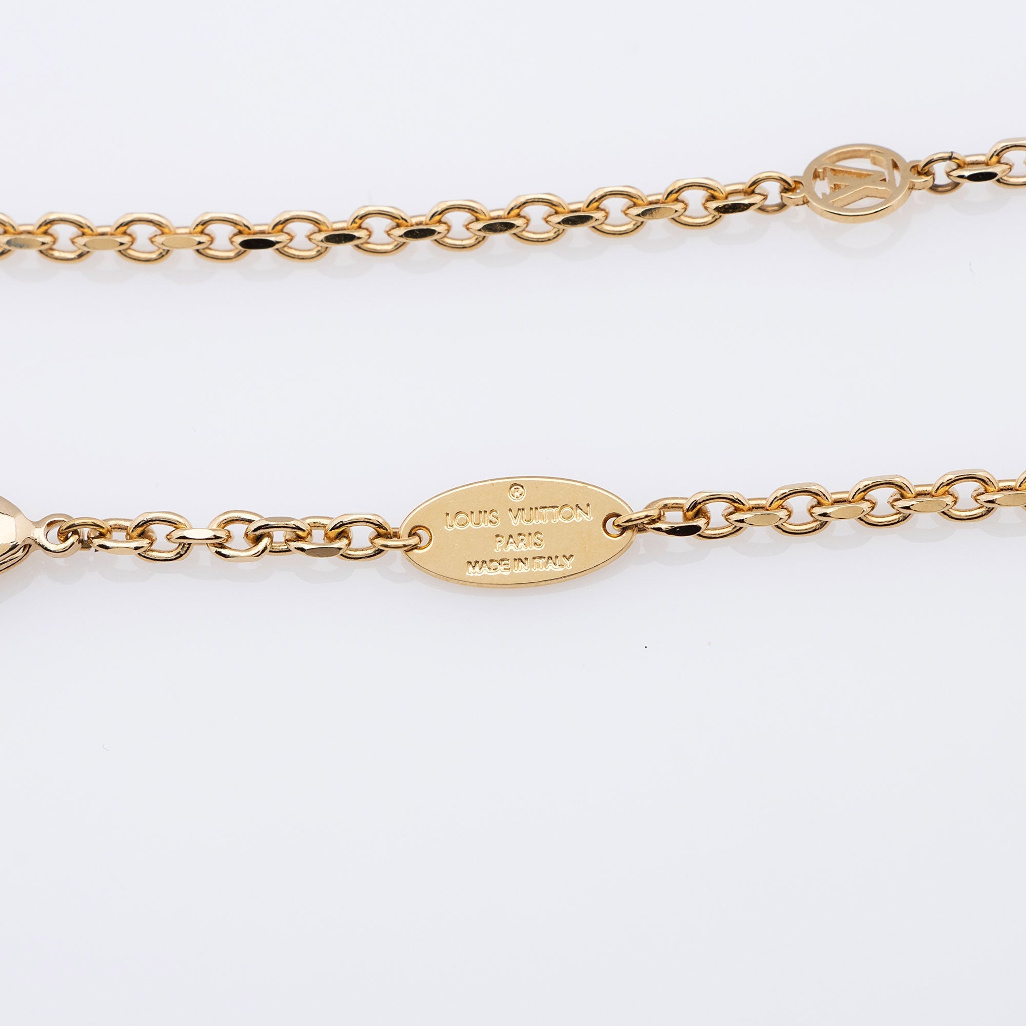 Louis Vuitton Monogram Miss LV Charm Necklace