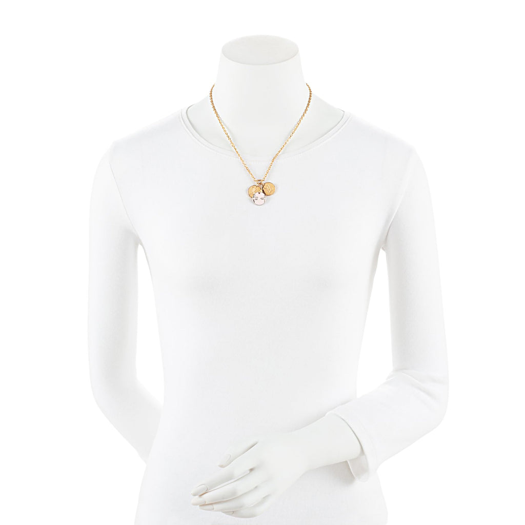 Louis Vuitton Monogram Miss LV Charm Necklace