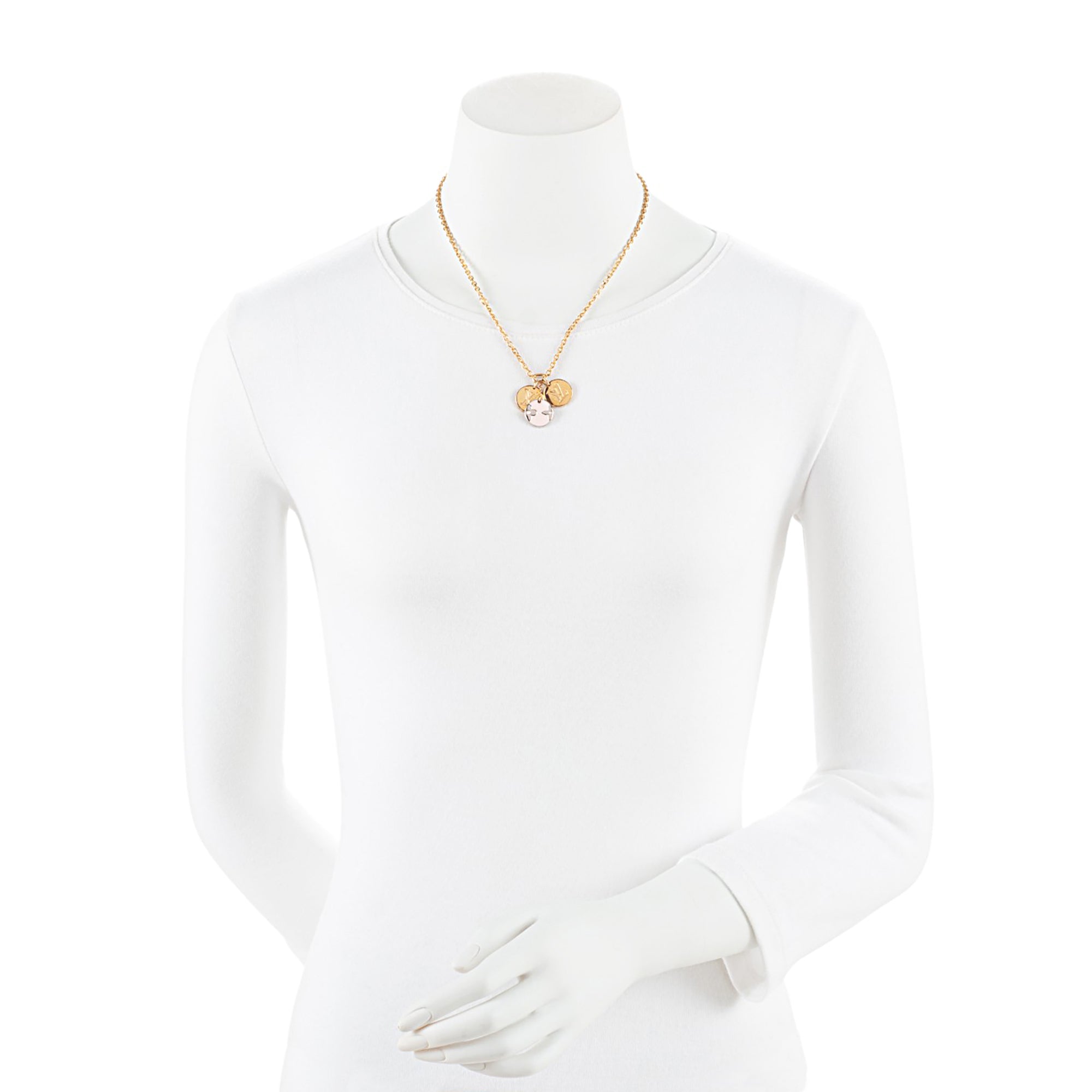 Louis Vuitton Monogram Miss LV Charm Necklace