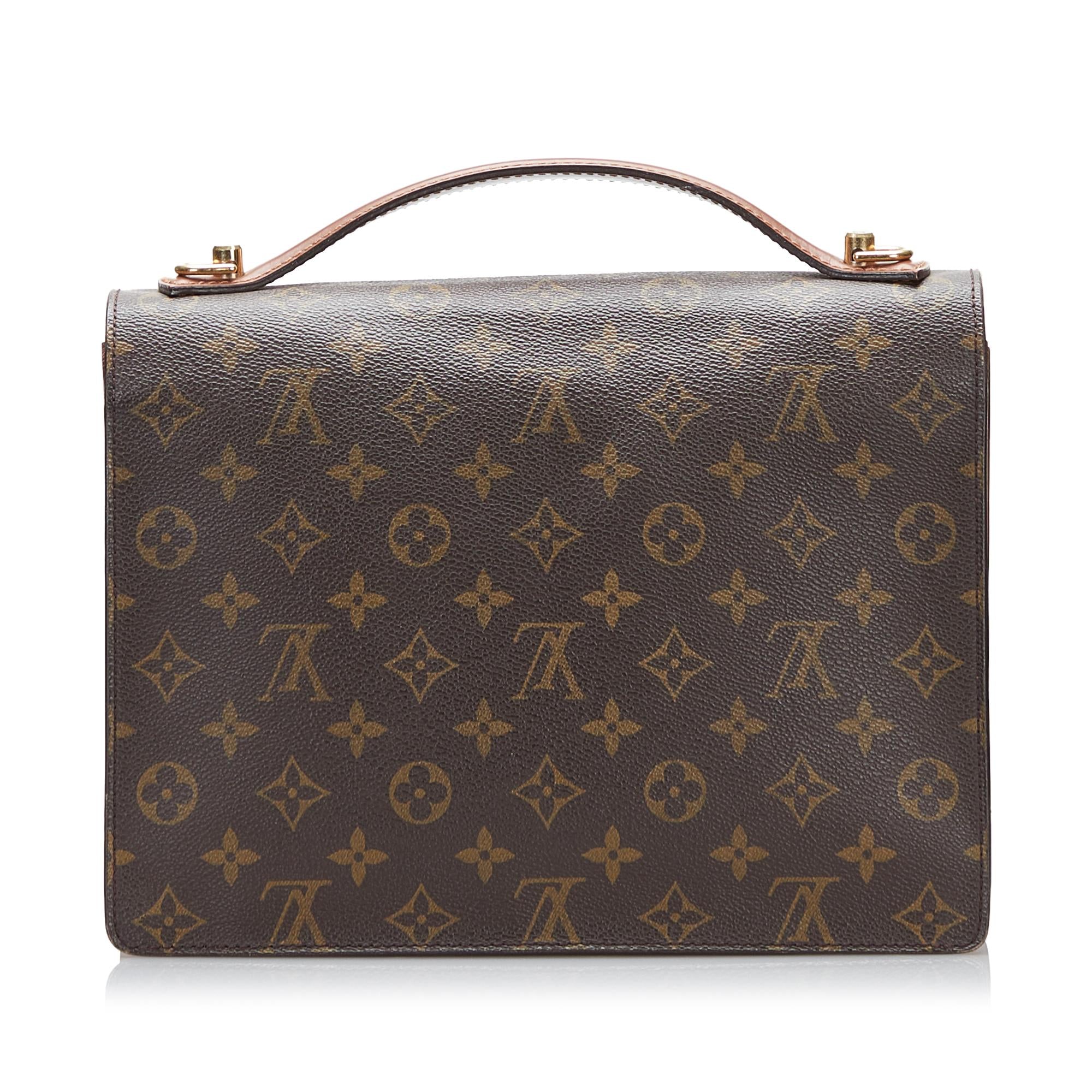 Louis Vuitton Monogram Monceau 28 (SHG-37042)