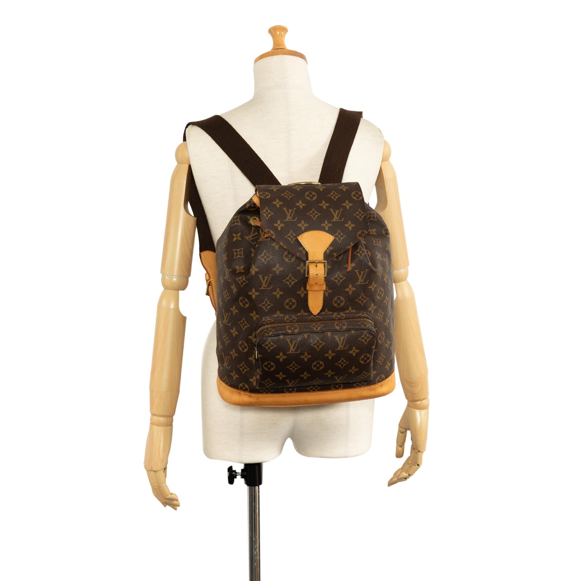 Louis Vuitton Monogram Montsouris GM (SHG-Aud0WS)