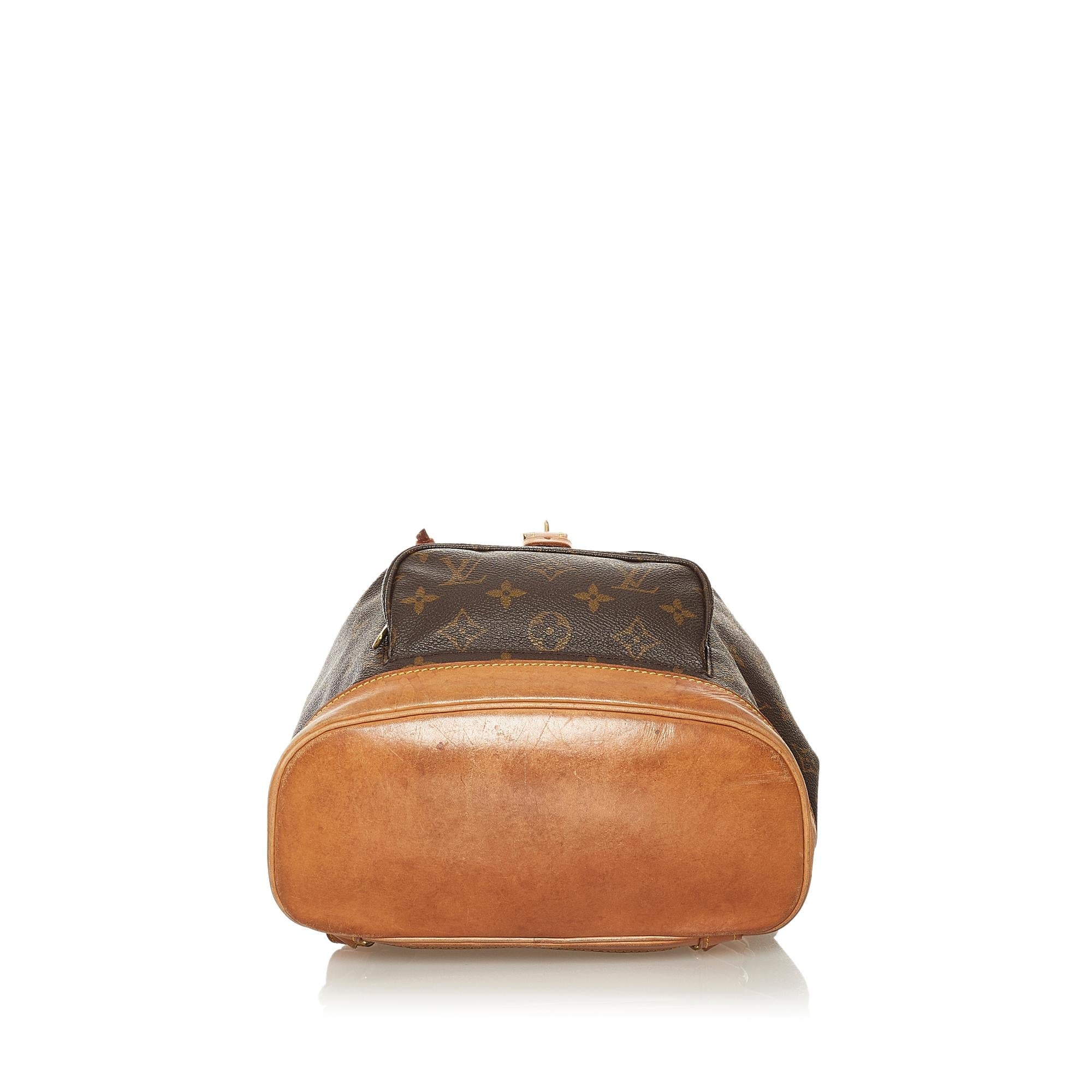 Louis Vuitton Monogram Montsouris MM (SHG-34343)
