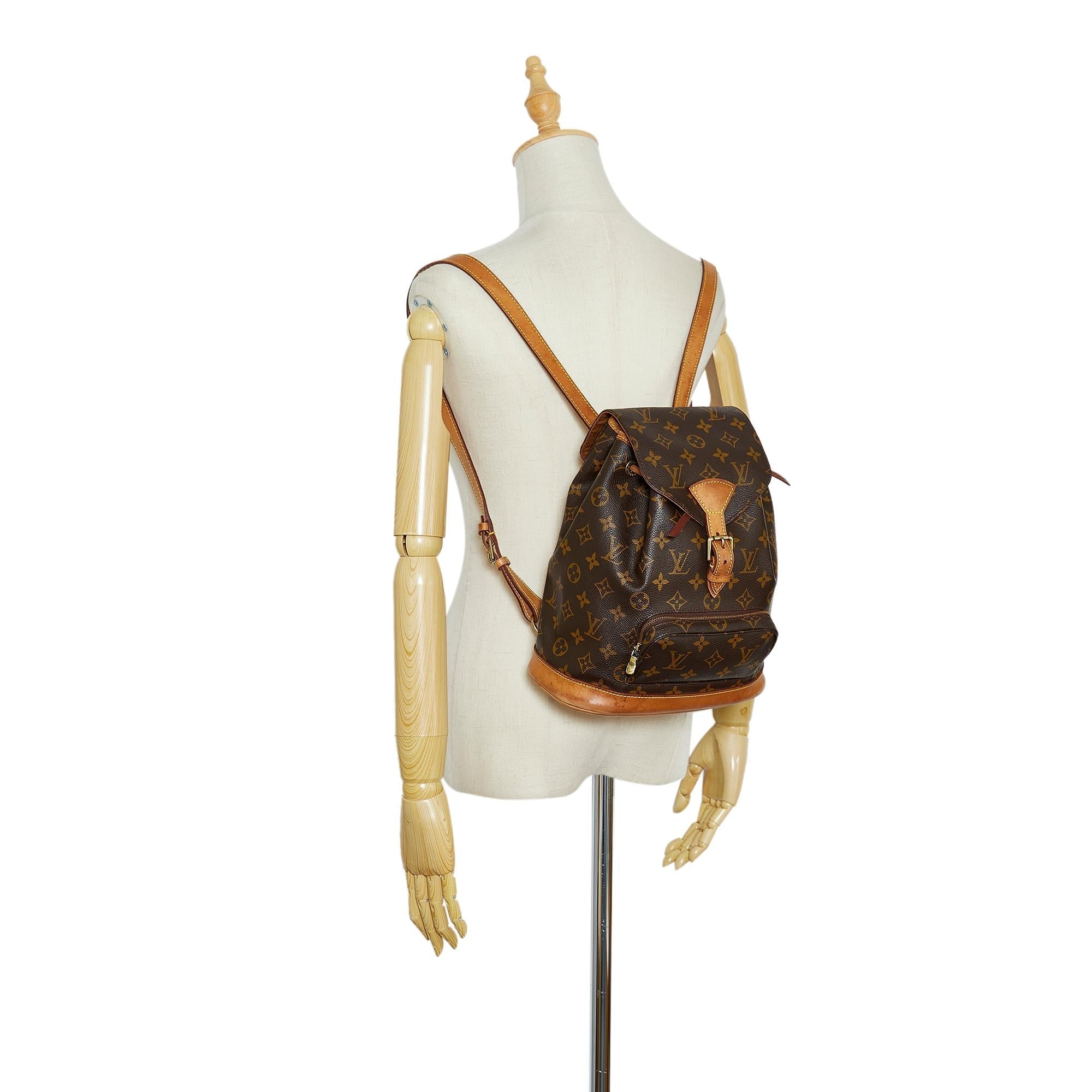 Louis Vuitton Monogram Montsouris MM (SHG-MsDEE7)