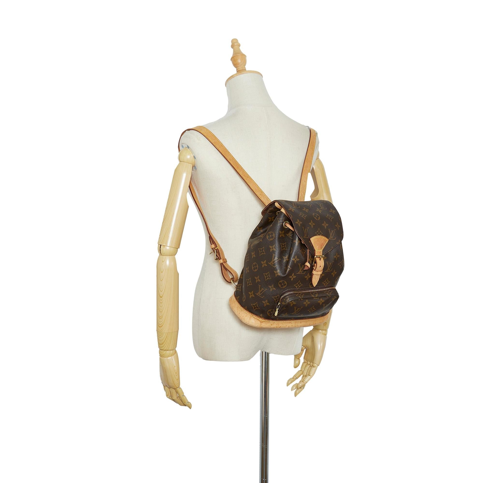 Louis Vuitton Monogram Montsouris MM (SHG-ysNjCQ)