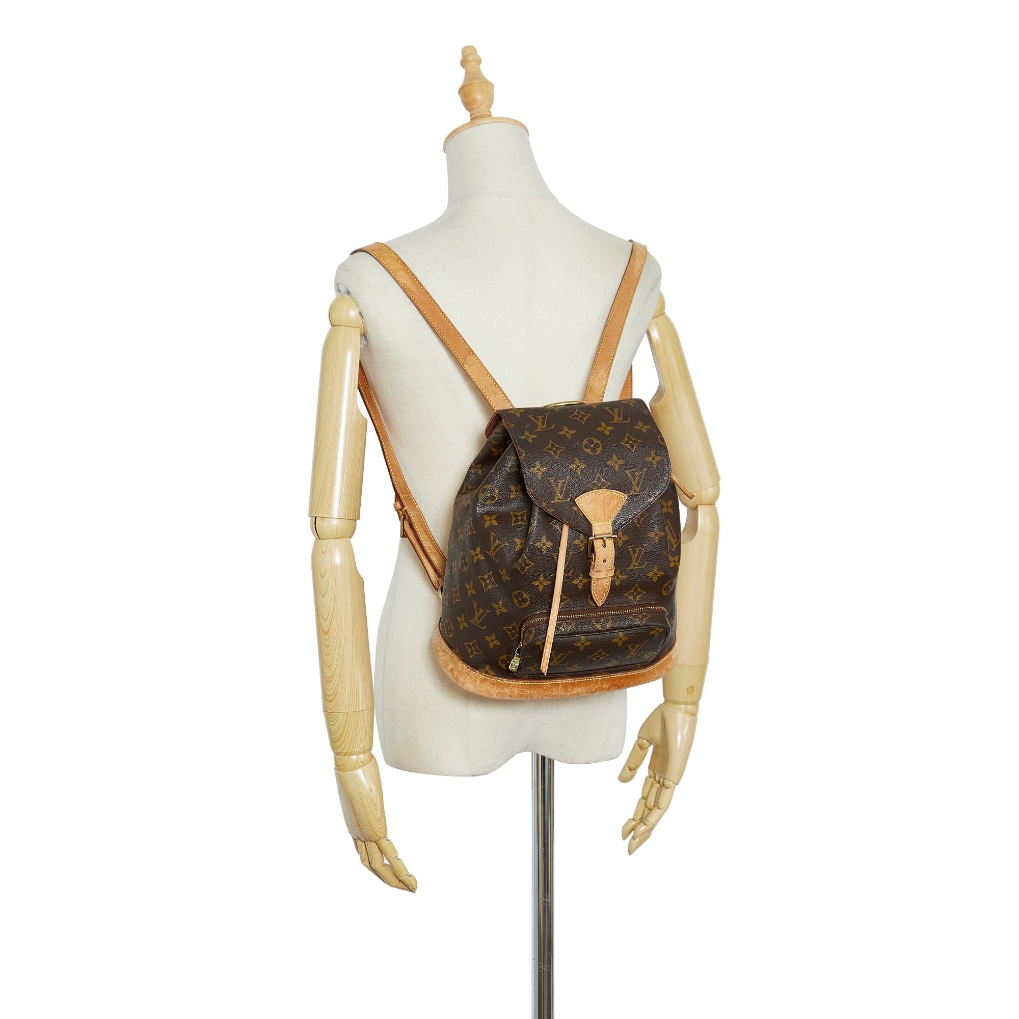 Louis Vuitton Monogram Montsouris MM (SHG-TEEijj)