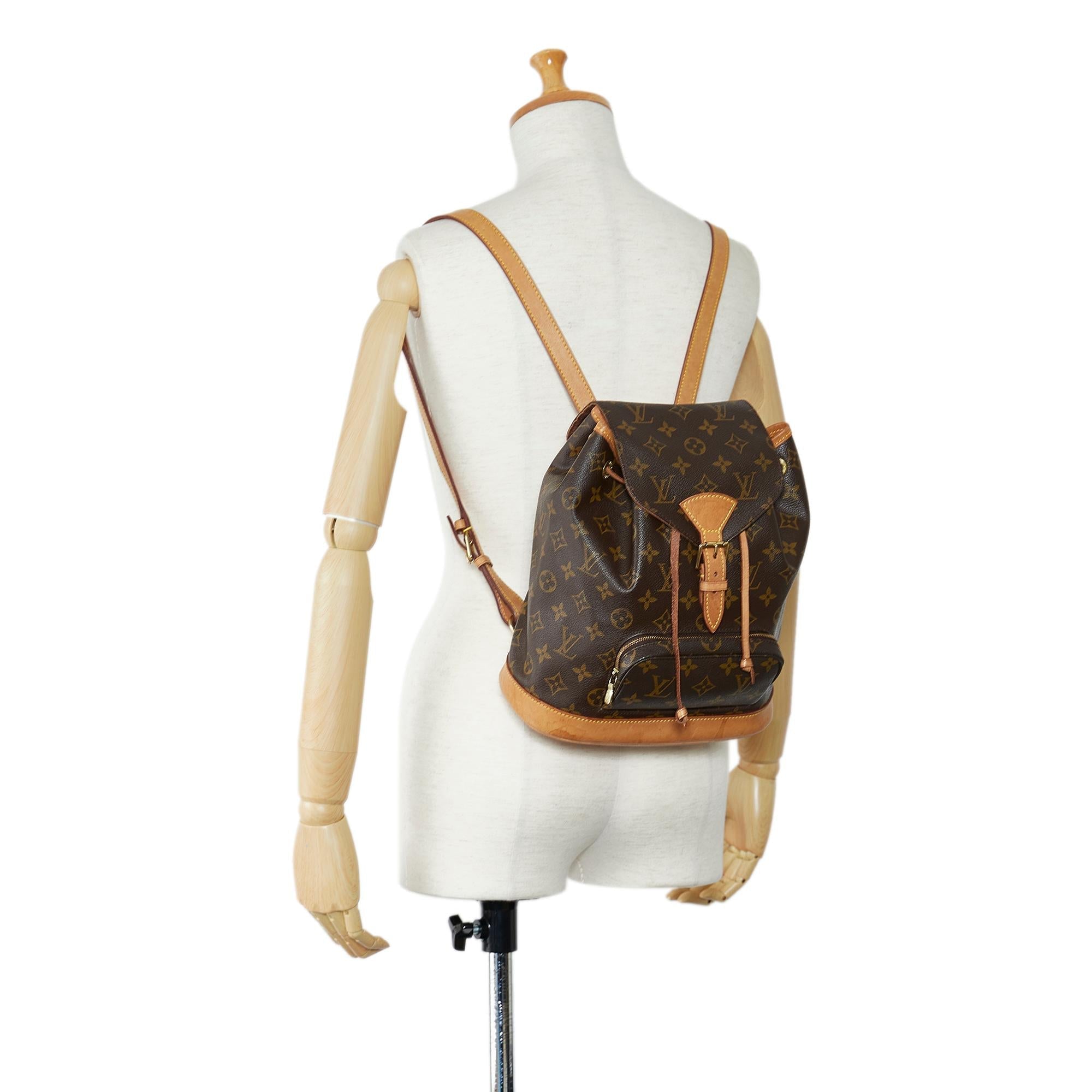 Louis Vuitton Monogram Montsouris MM (SHG-awQ58Z)