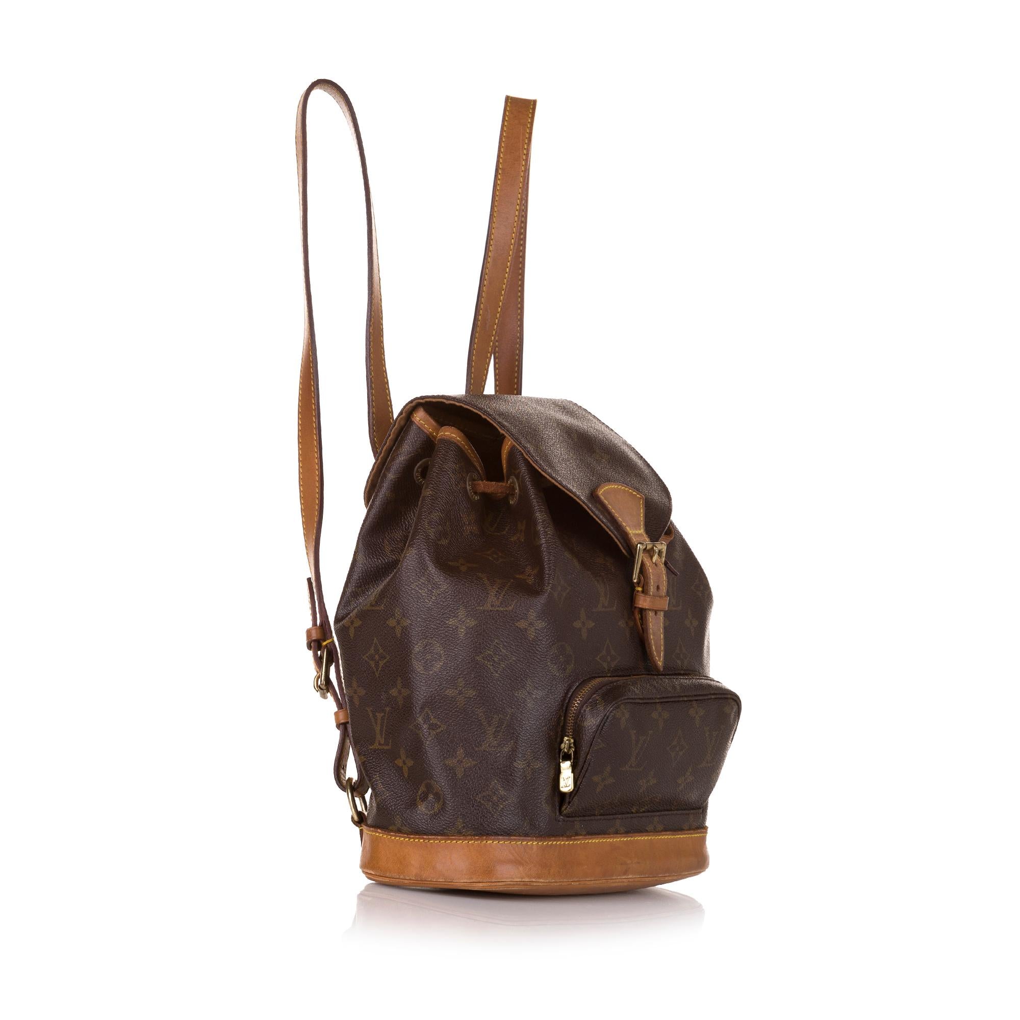 Louis Vuitton Monogram Montsouris PM (SHG-34597)