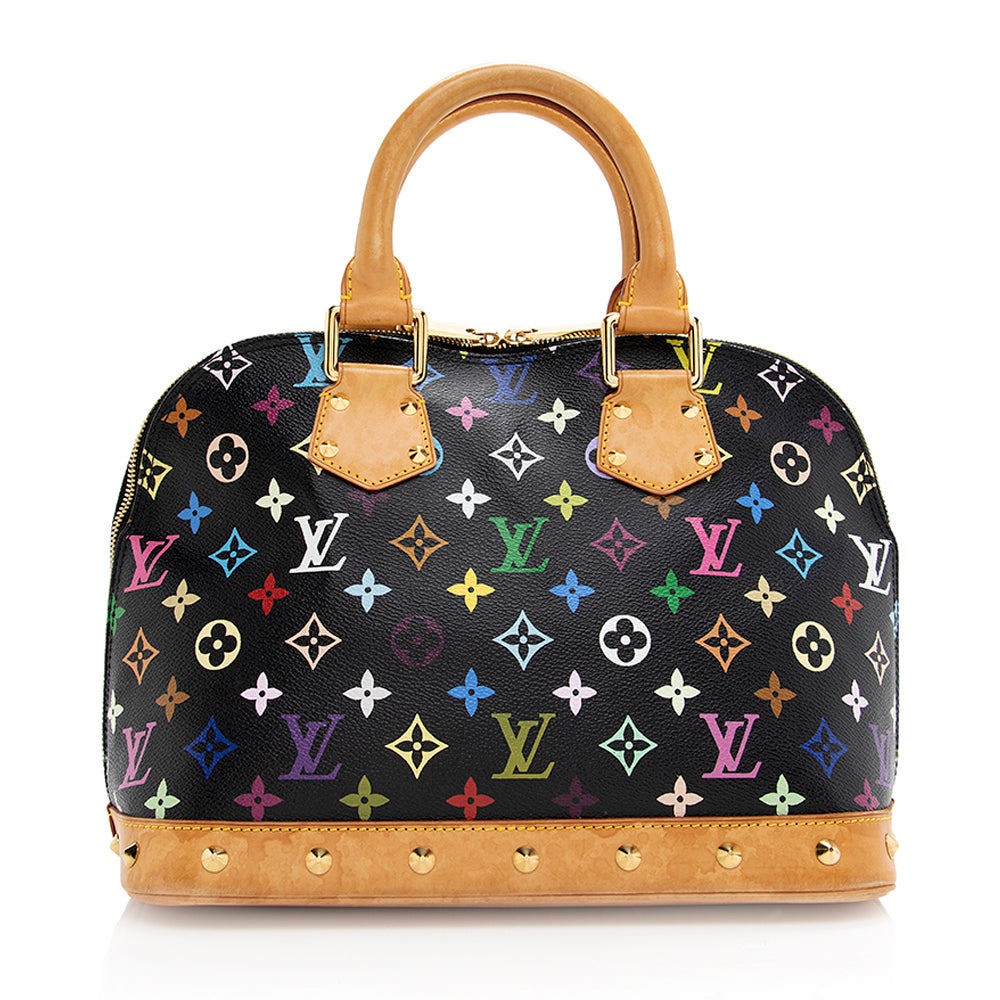 Louis Vuitton Monogram Multicolore Alma Satchel (SHF-18815)